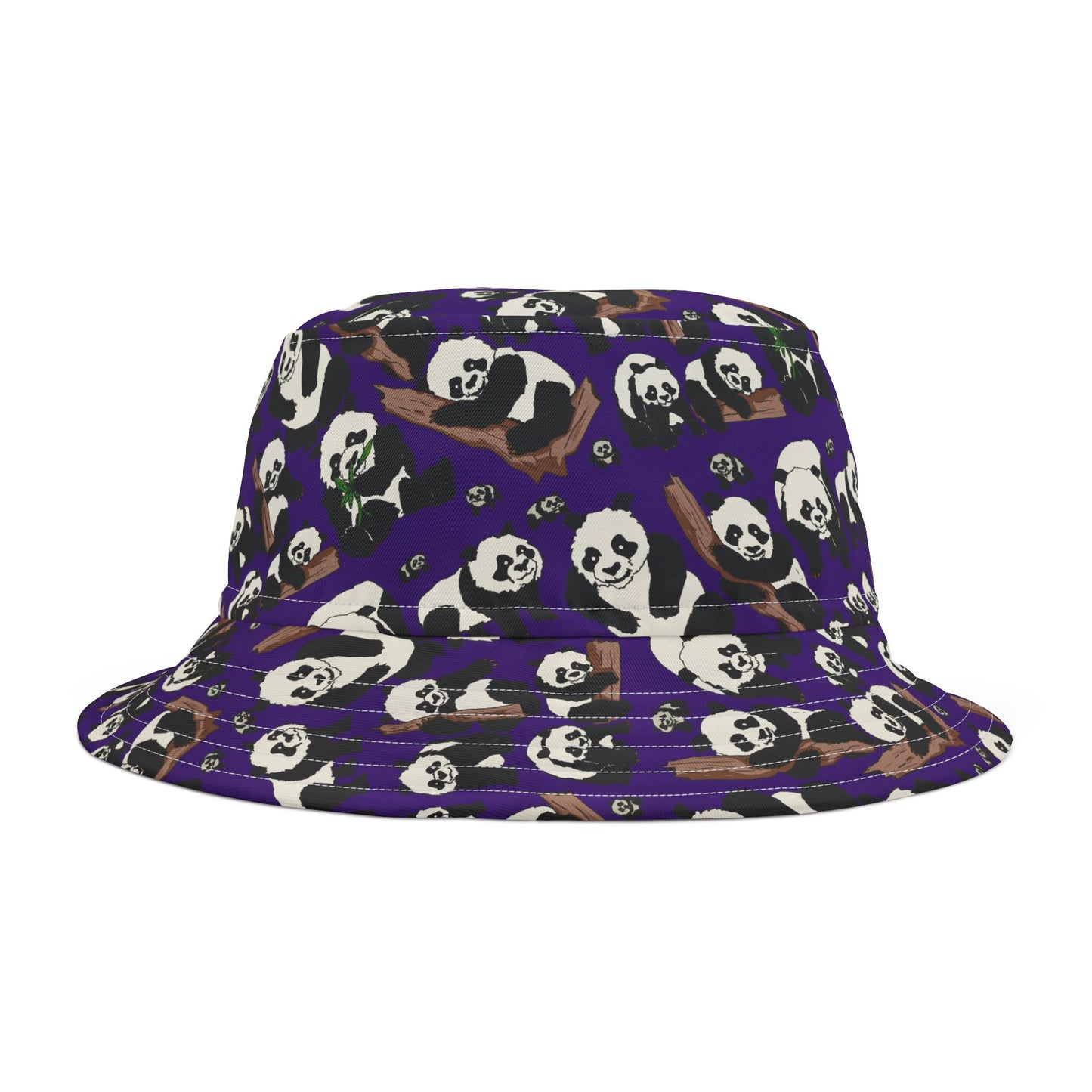 Playful Panda Bucket Hat, Cute Summer Accessory, Perfect for Kids and Adults, Vacation Hat, Trendy Gift Idea