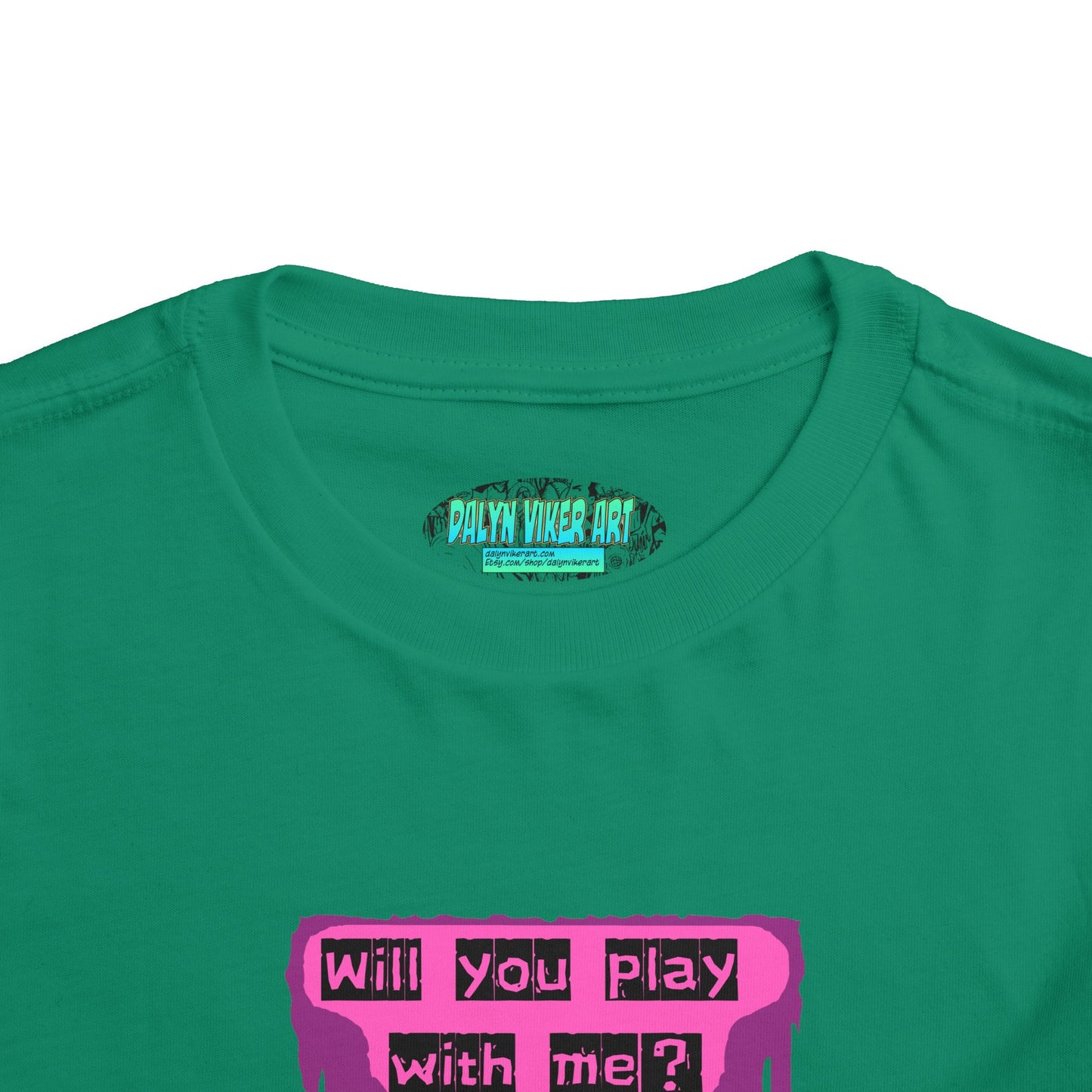 Toddler Tee - Evil Doll - Will You Play With Me