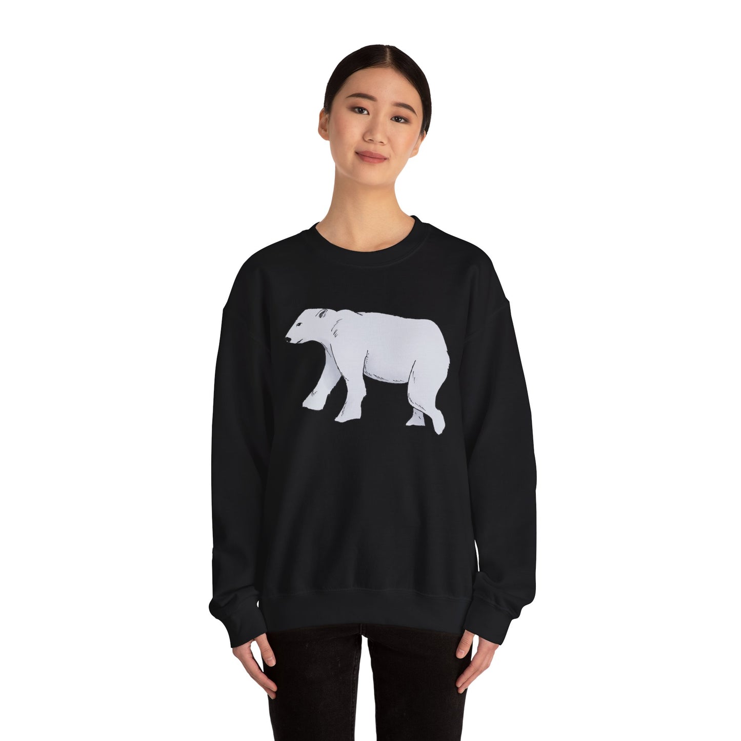 Cozy Polar Bear Crewneck Sweatshirt