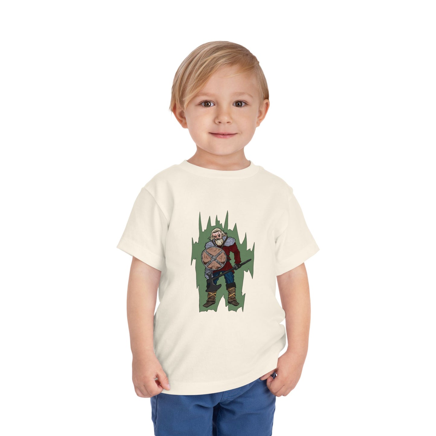Toddler Tee — Viking Warrior Graphic Shirt
