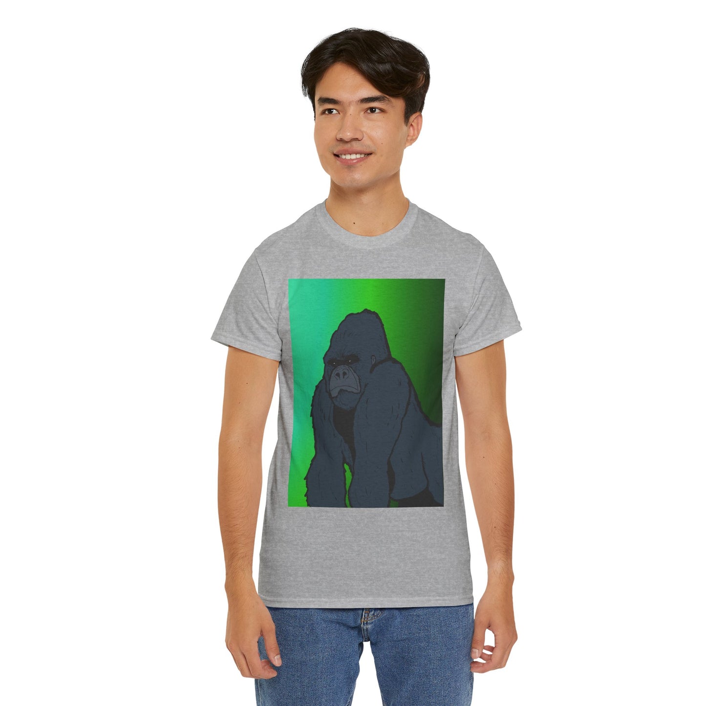 Gorilla Portrait Tee – Graphic Ape Illustration T-Shirt