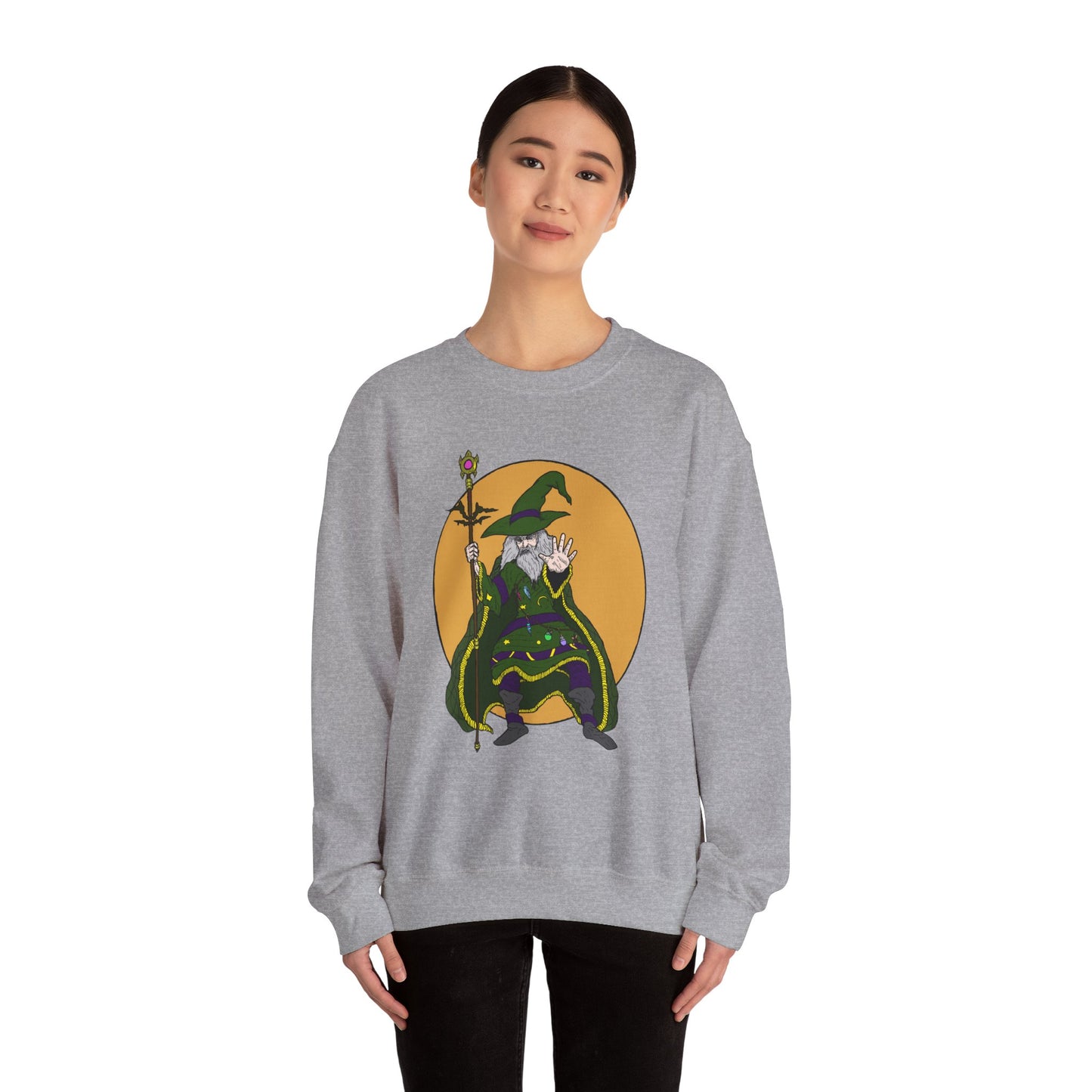 Wizard-Themed Unisex Crewneck Sweatshirt