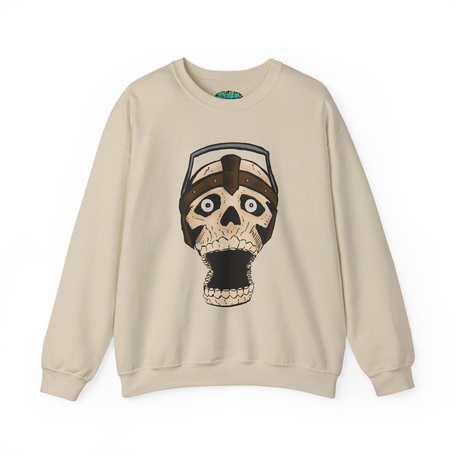 Screaming Skull Graphic Crewneck Sweatshirt - Unisex Heavy Blend™