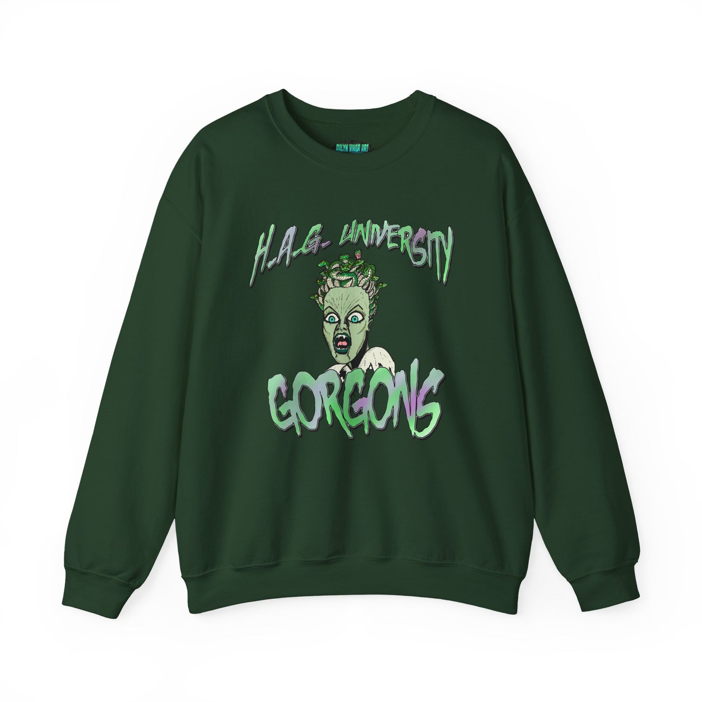 HAG University GORGONS Crewneck Sweatshirt – Unisex Heavy Blend