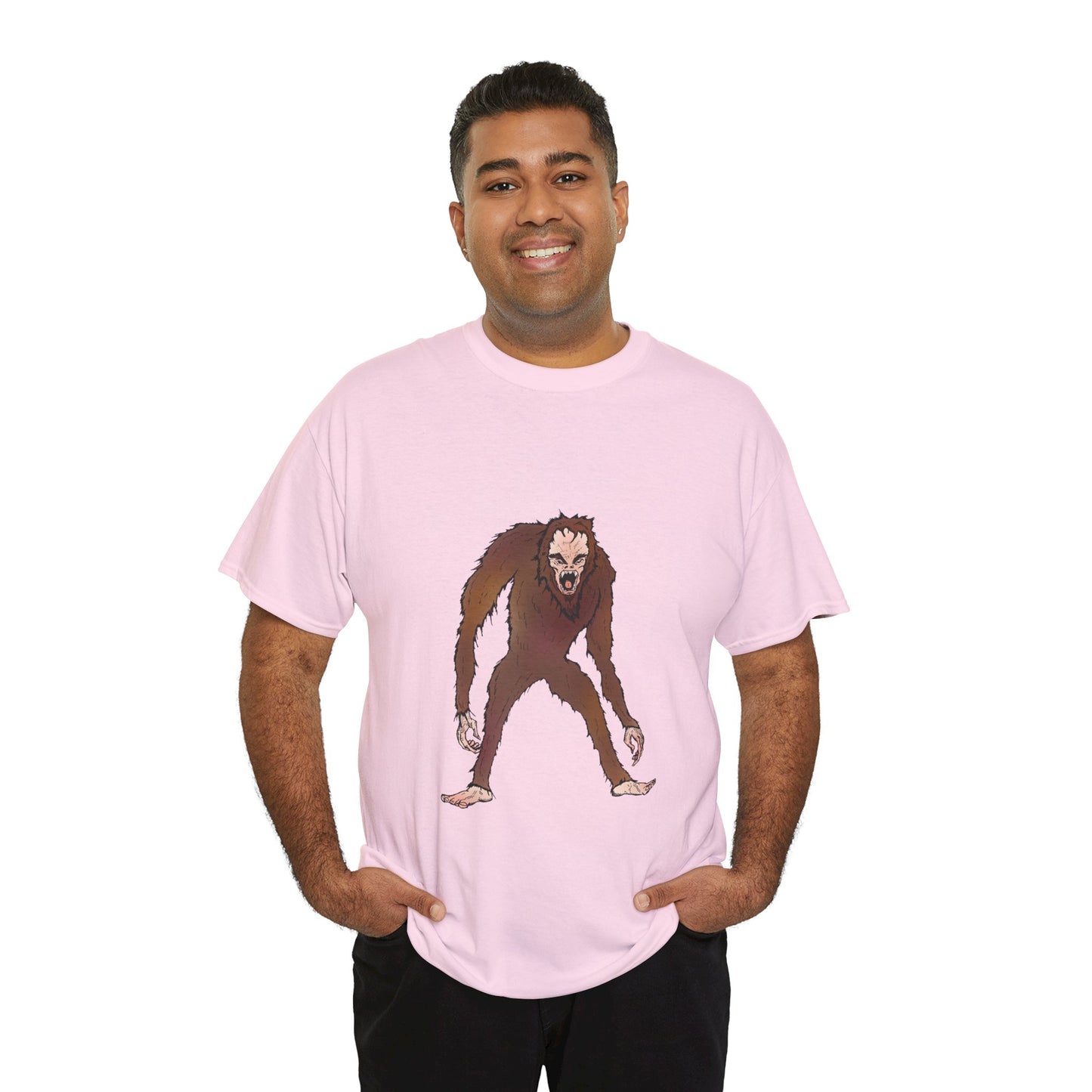 Bigfoot Sketch T‑Shirt — Retro Sasquatch Graphic Tee