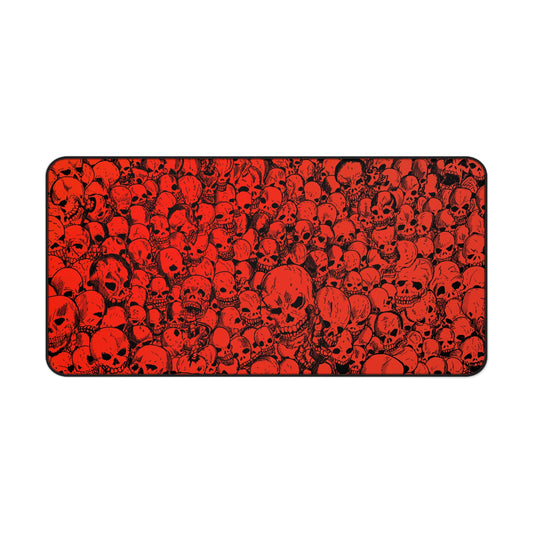 Gathering of Skulls - Fire Red - Desk Mat