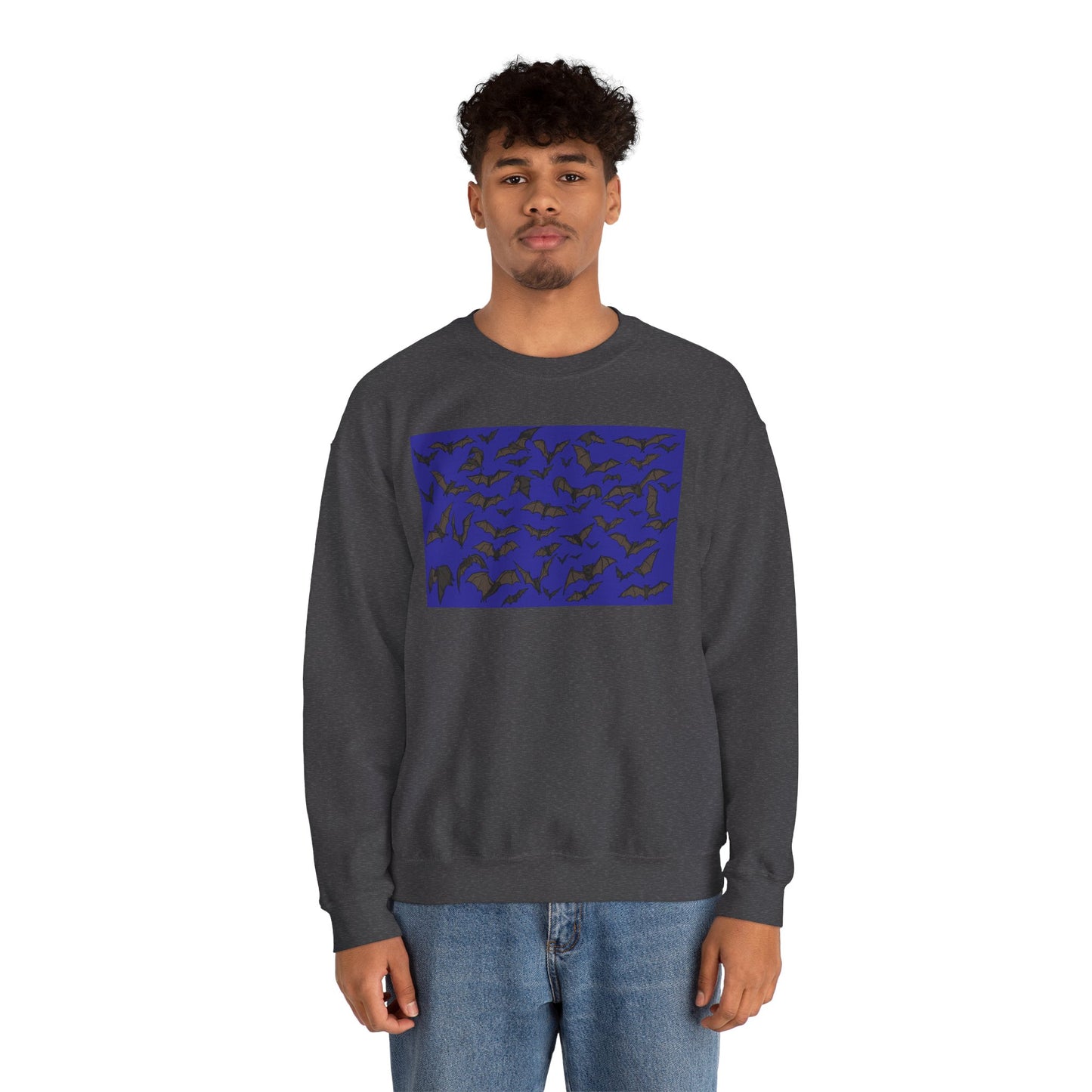Stylish Bats Unisex Crewneck Sweatshirt with Abstract Design