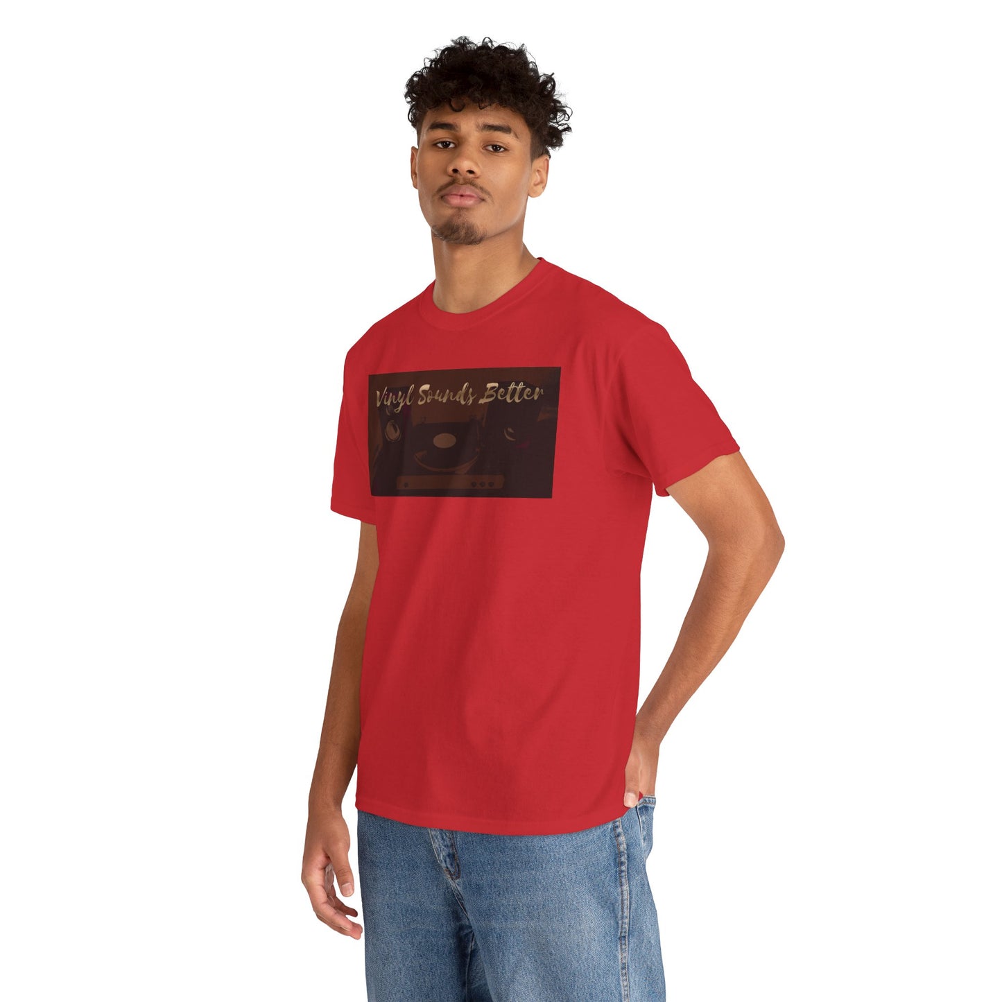 Vinyl Sounds Better T-Shirt — Retro Record Player Tee for Music Lovers