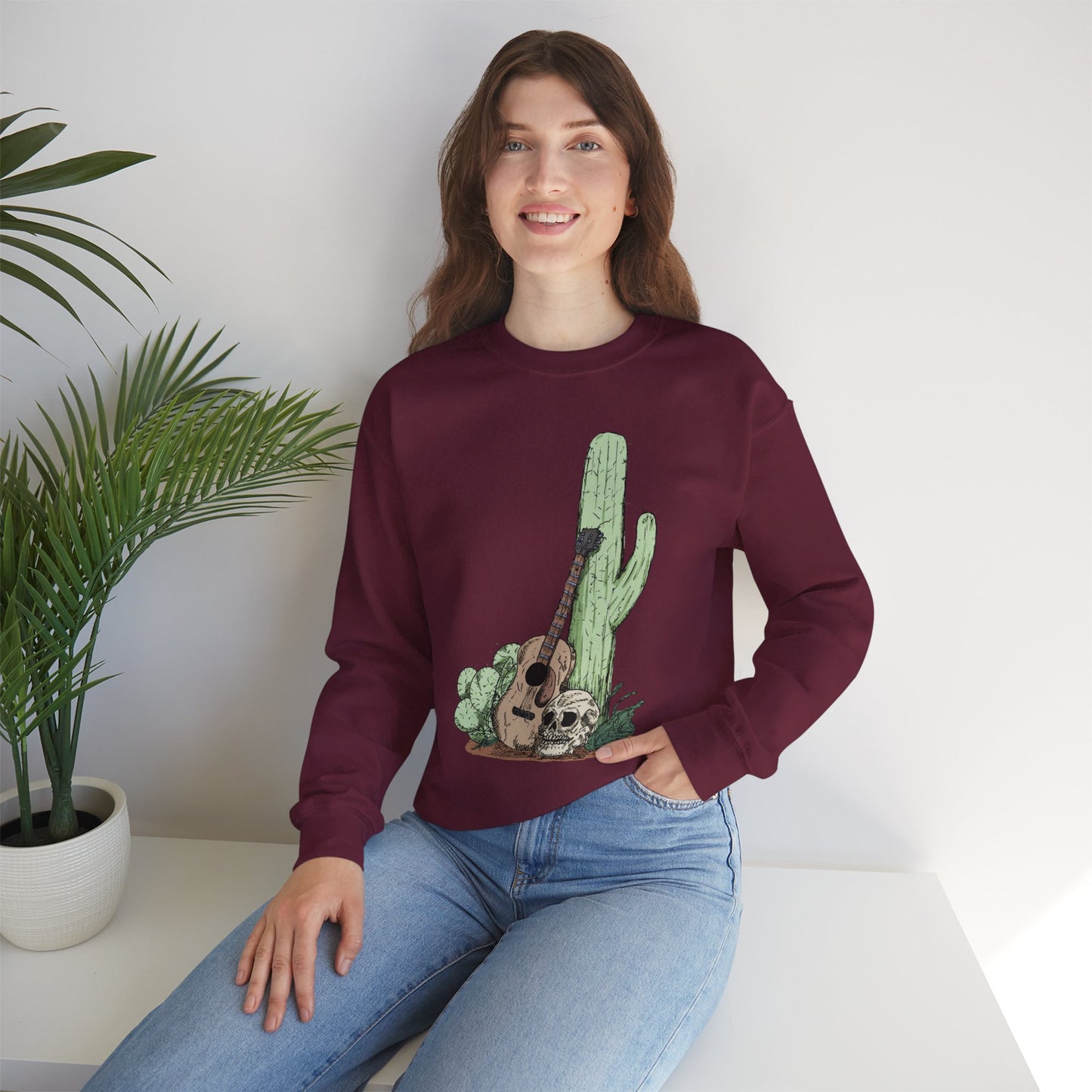 Cactus & Guitar Sweatshirt