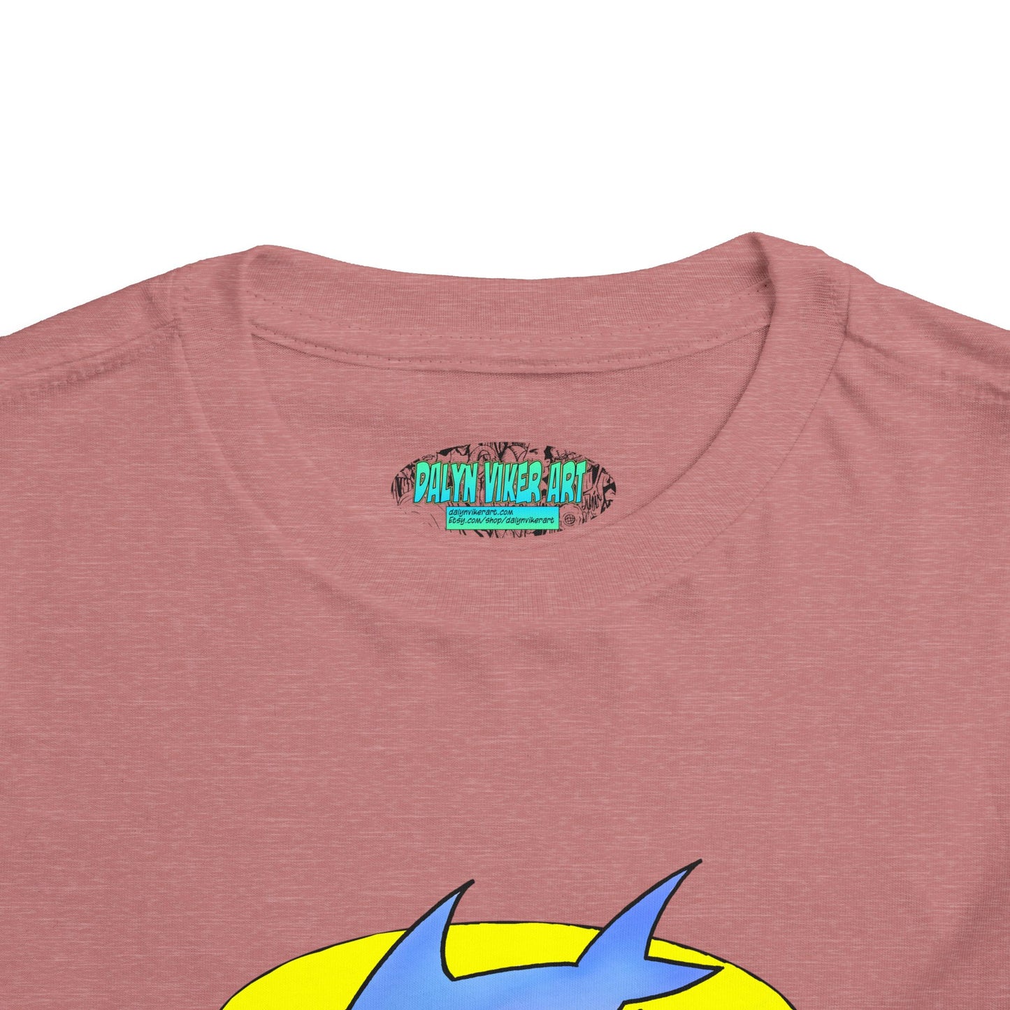 Toddler Shark Tee — Cute Blue Shark Graphic Kids Shirt