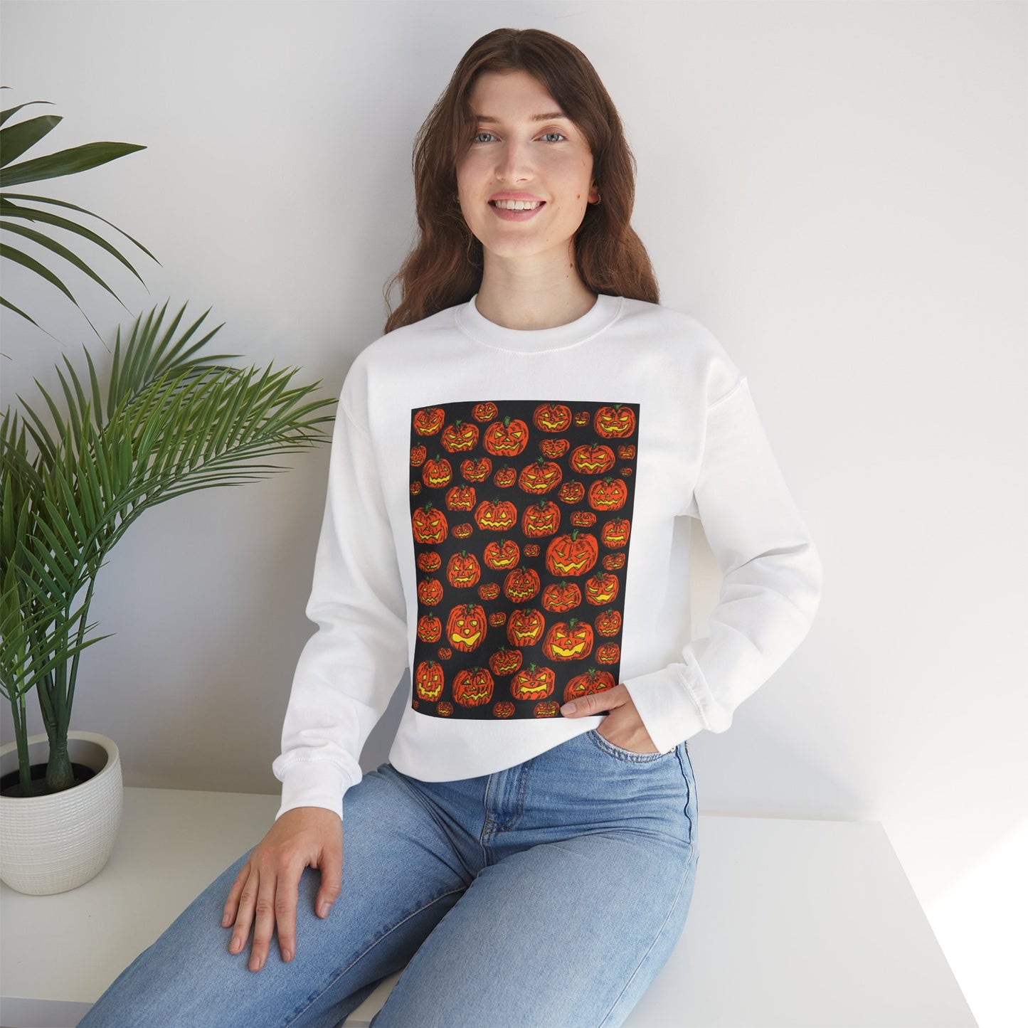 Pumpkin Patch Crewneck Sweatshirt for Fall Celebrations