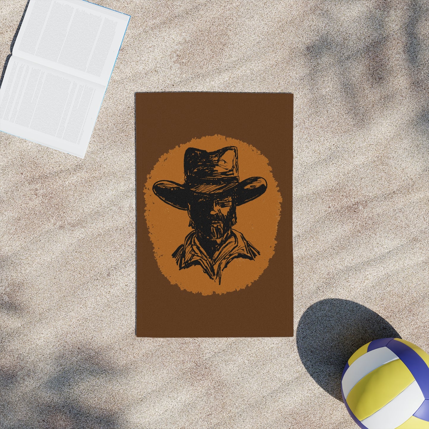 Old West Cowboy Beach Towels