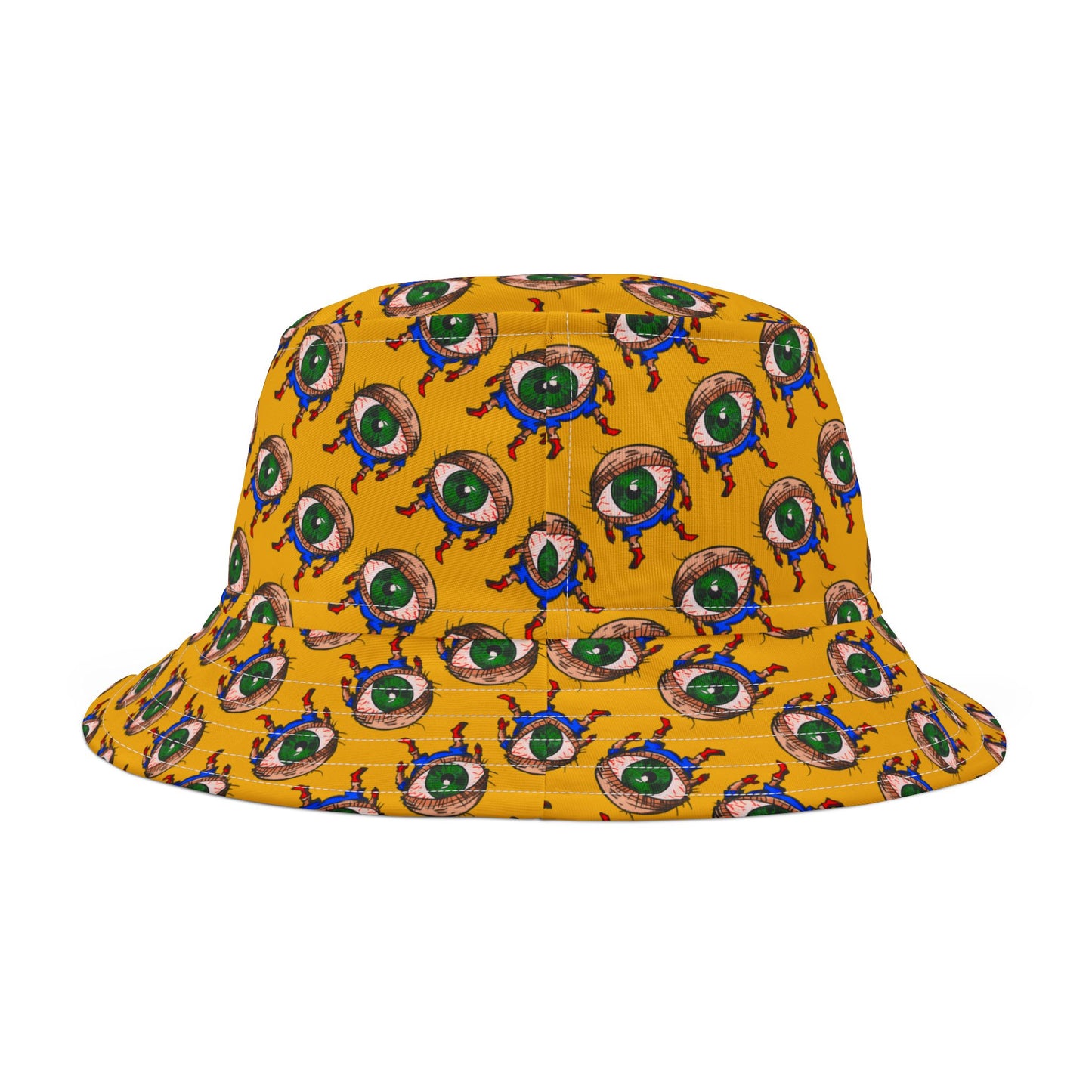 Terrif-EYE-ing Colorful Cartoon Eye Bucket Hat – Fun Summer Accessory