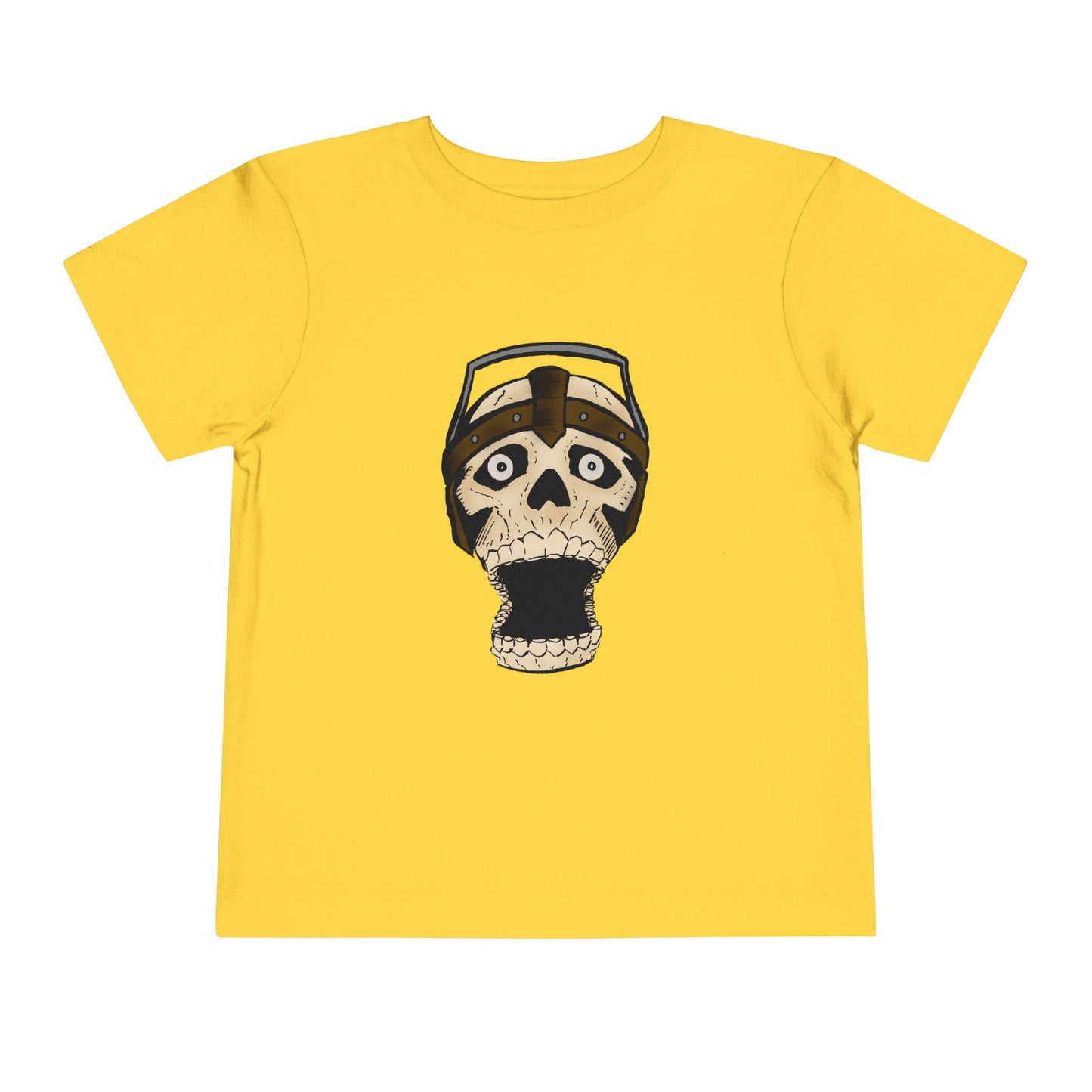 Toddler Tee — Playful Screaming Skull Graphic Kids' Shirt