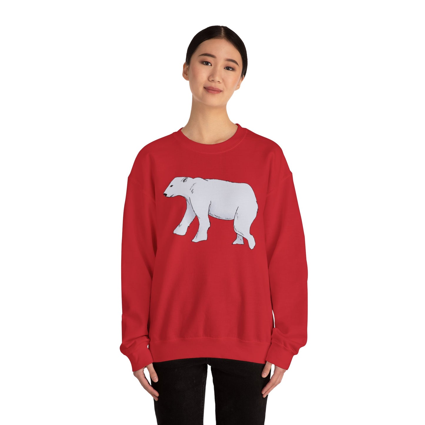 Cozy Polar Bear Crewneck Sweatshirt