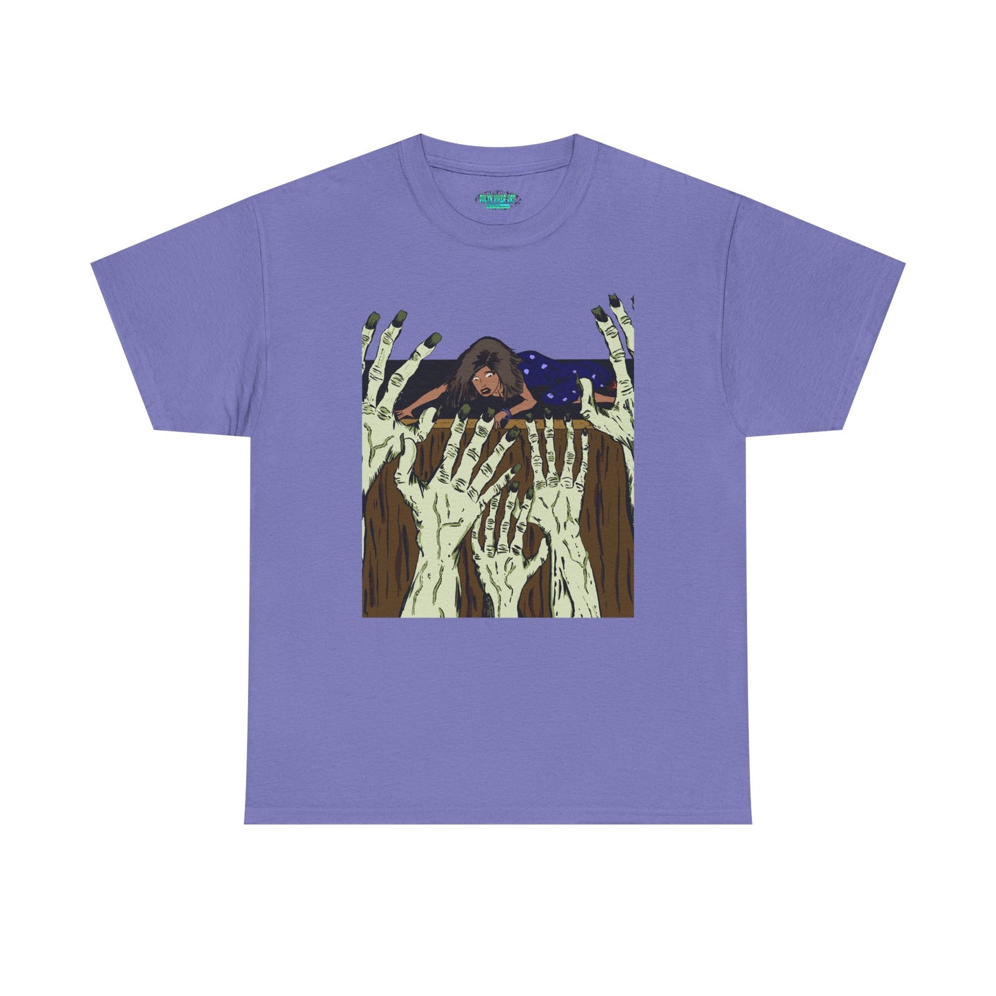 Spooky Unisex Heavy Cotton Tee, Halloween Shirt, Ghostly T-Shirt, Unisex Graphic Tee, Casual Wear for Halloween