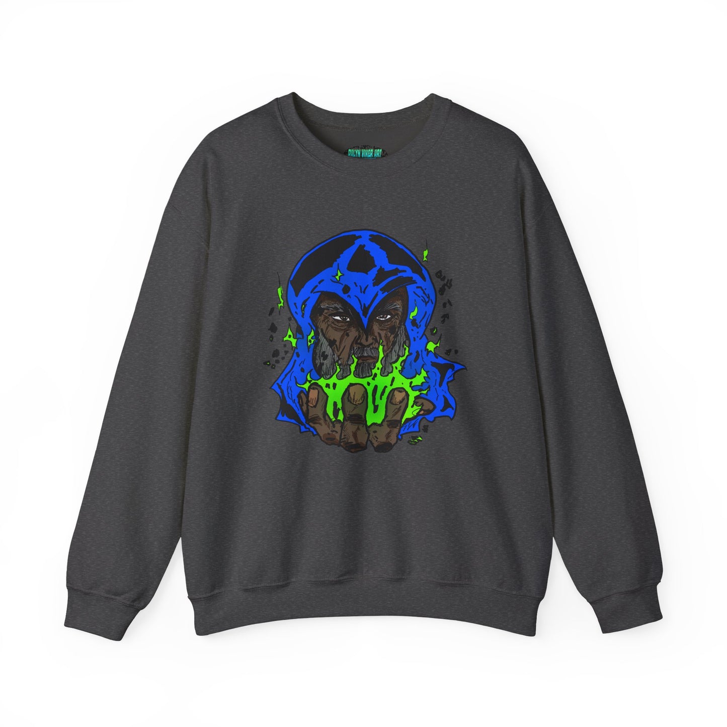 Cosmic Wizard Mystical Graphic Sweatshirt
