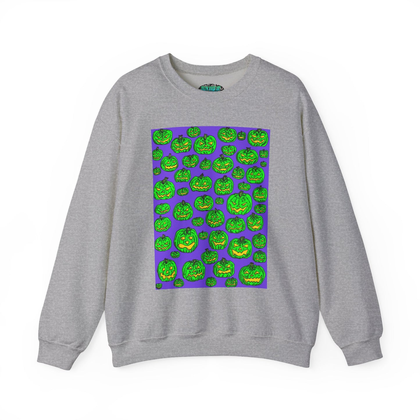 Halloween Pumpkin Crewneck Sweatshirt
