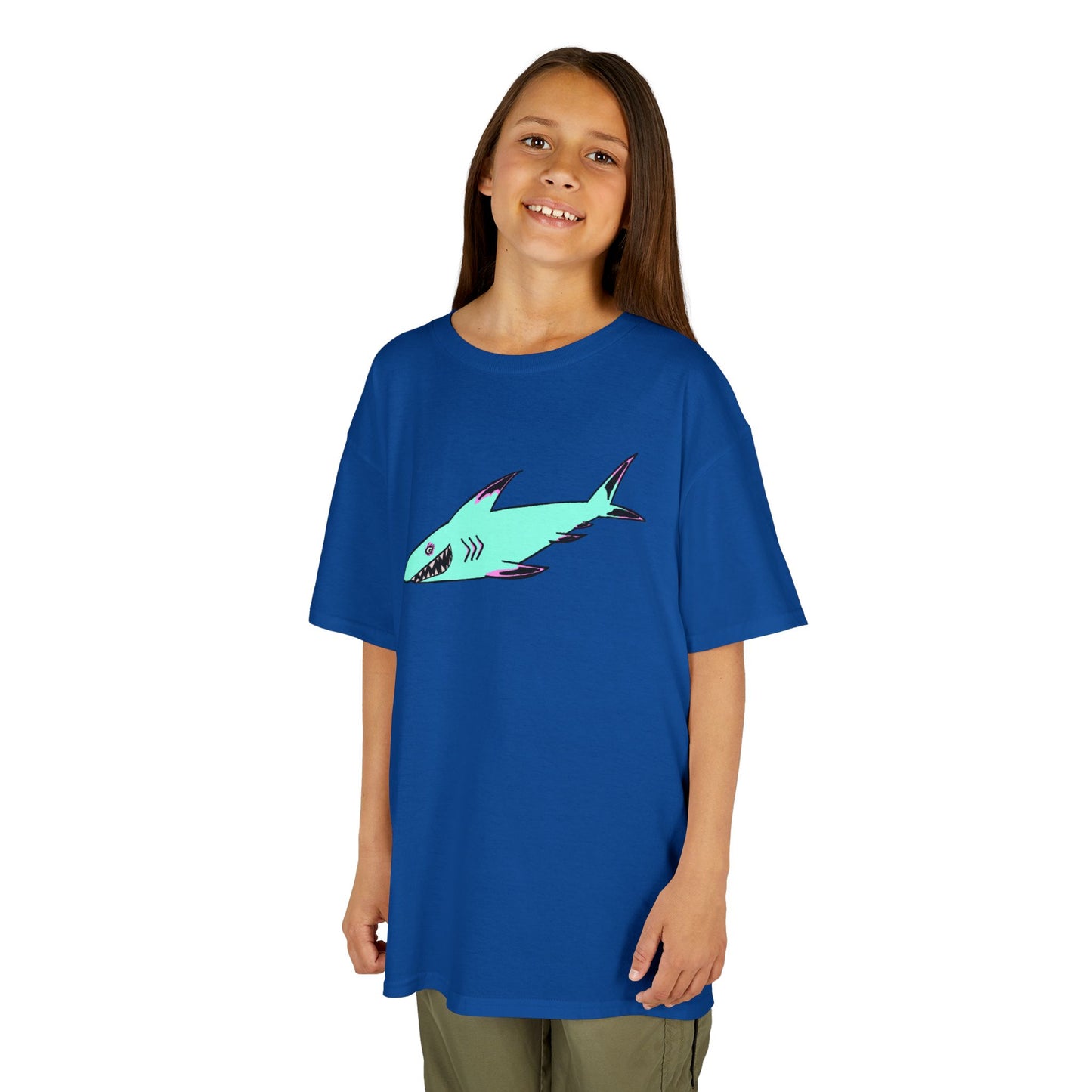 Cool Shark Kids Tee, Animal T-Shirt, Gifts for Boys, Summer Wear, Fun Graphic Tee, Birthday Gift