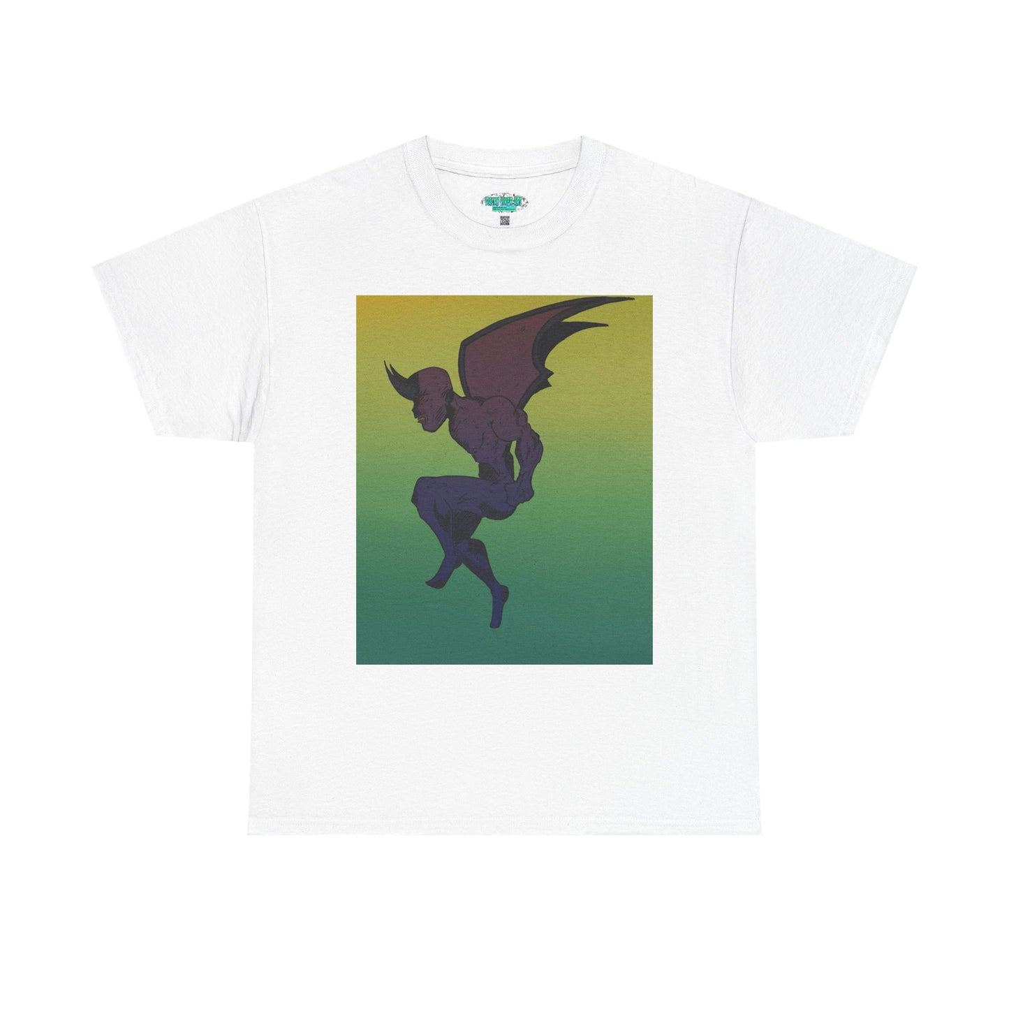 Unisex Heavy Cotton Tee - Artistic Devil Graphic Tee