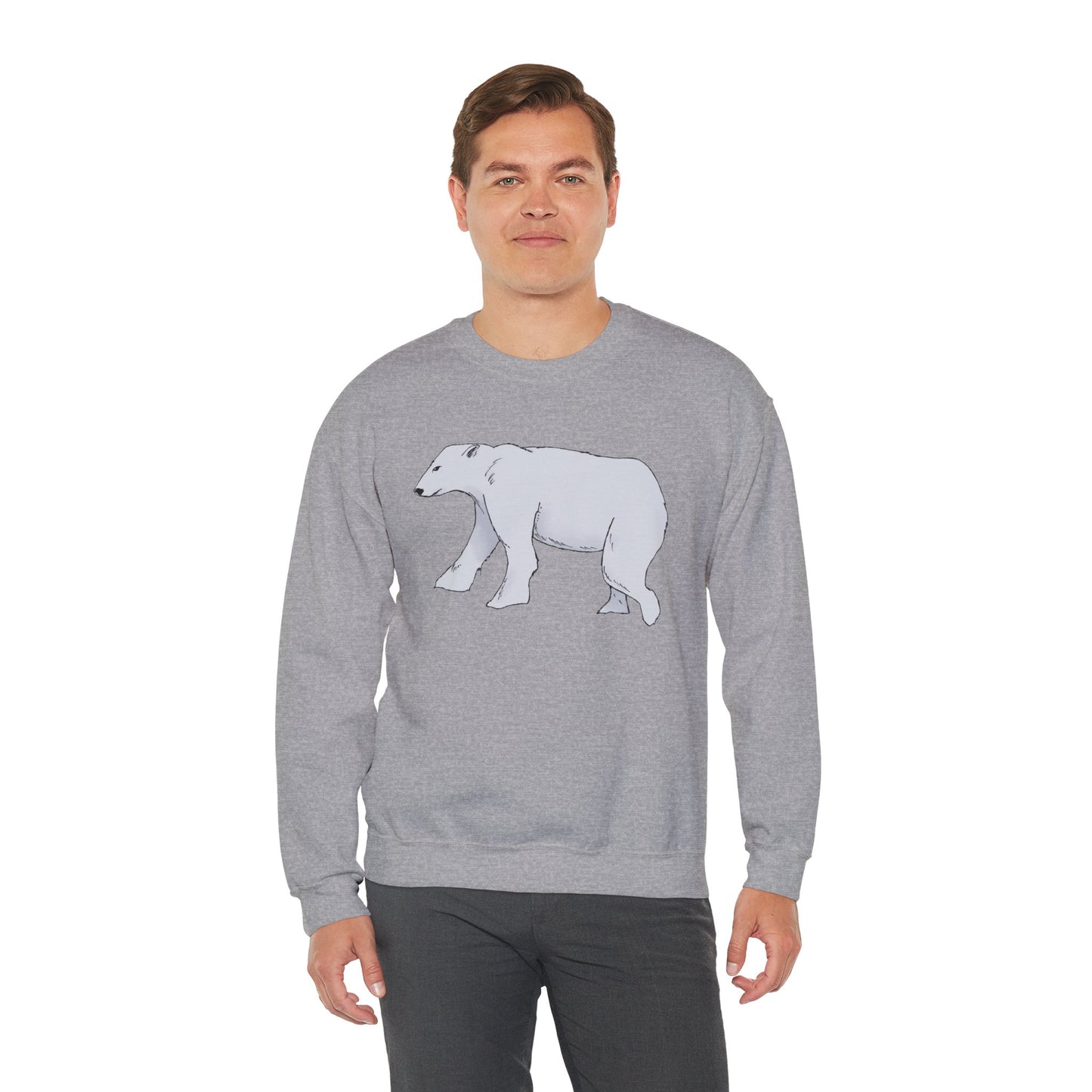 Cozy Polar Bear Crewneck Sweatshirt