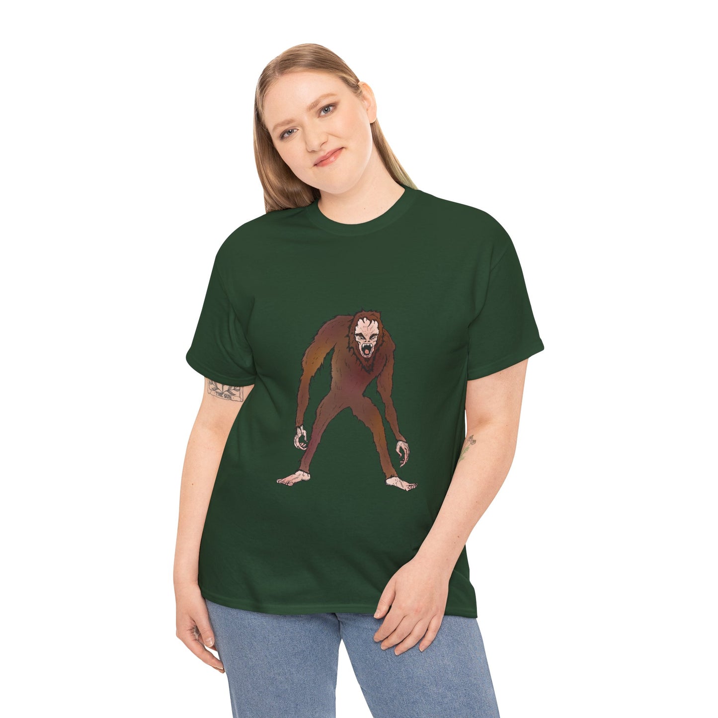 Bigfoot Sketch T‑Shirt — Retro Sasquatch Graphic Tee