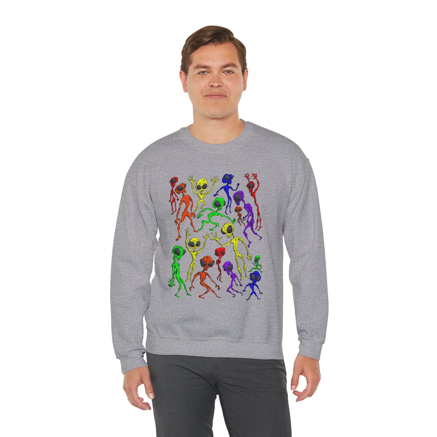 Alien Dance Party Crewneck Sweatshirt