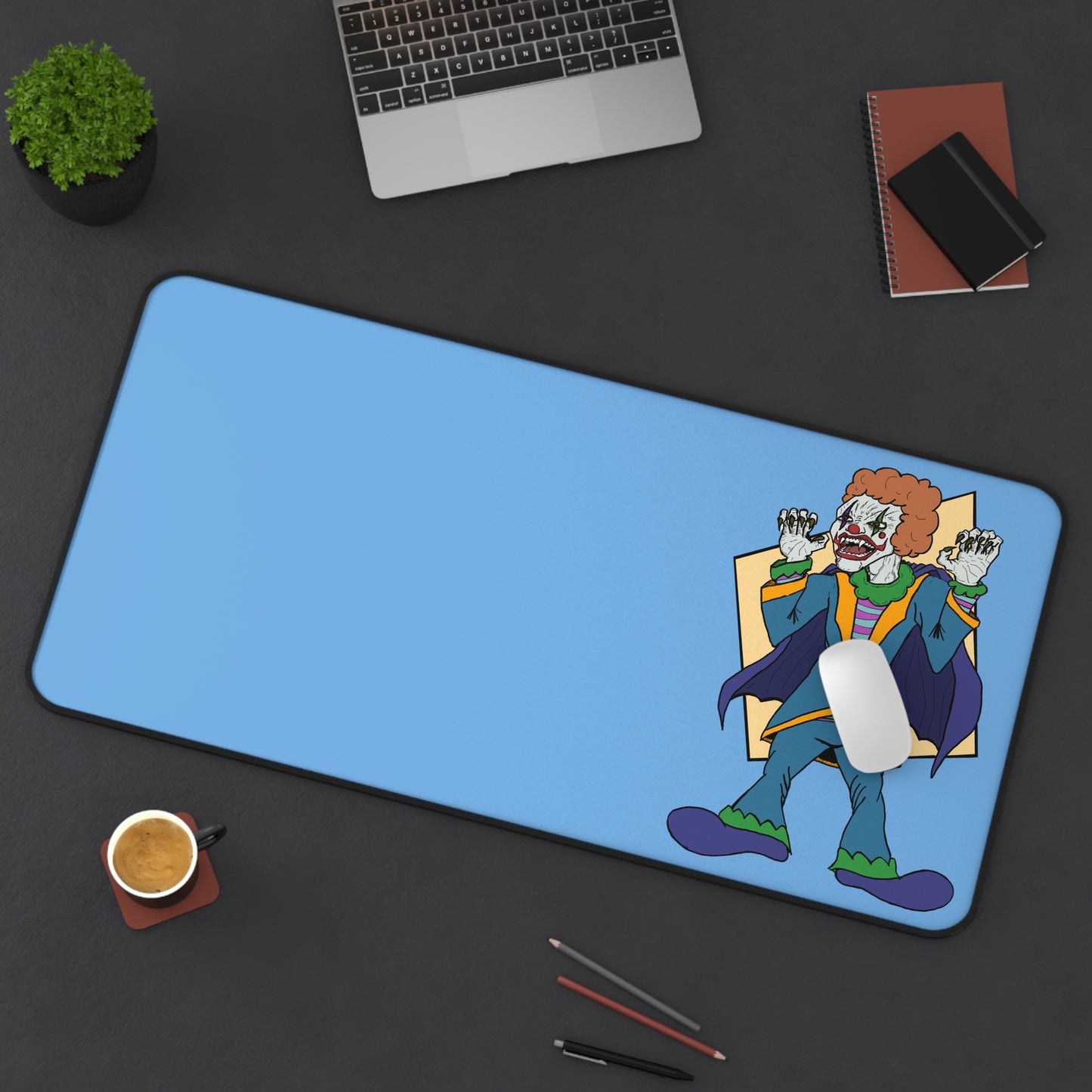 Vampire Clown Desk Mat