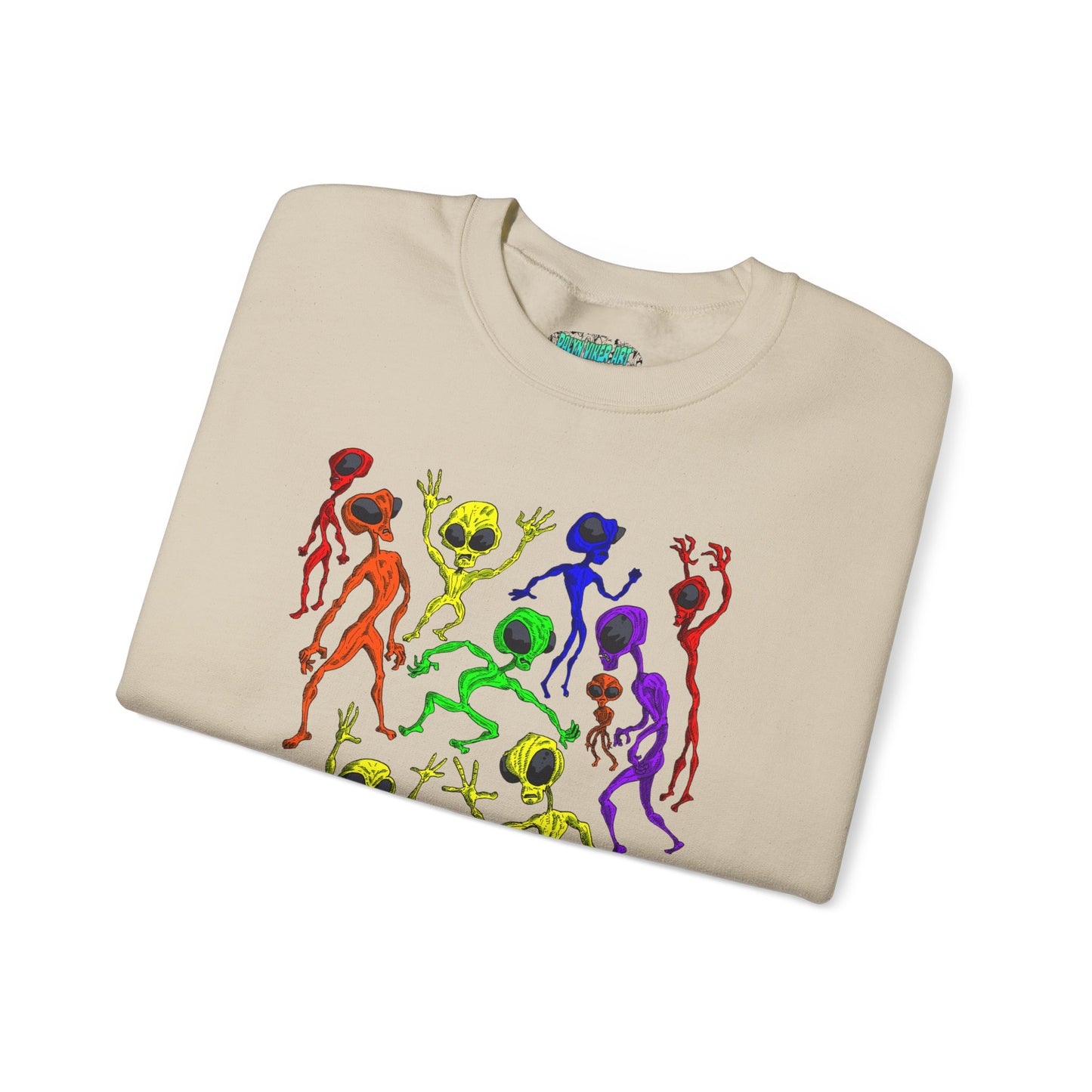 Alien Dance Party Crewneck Sweatshirt