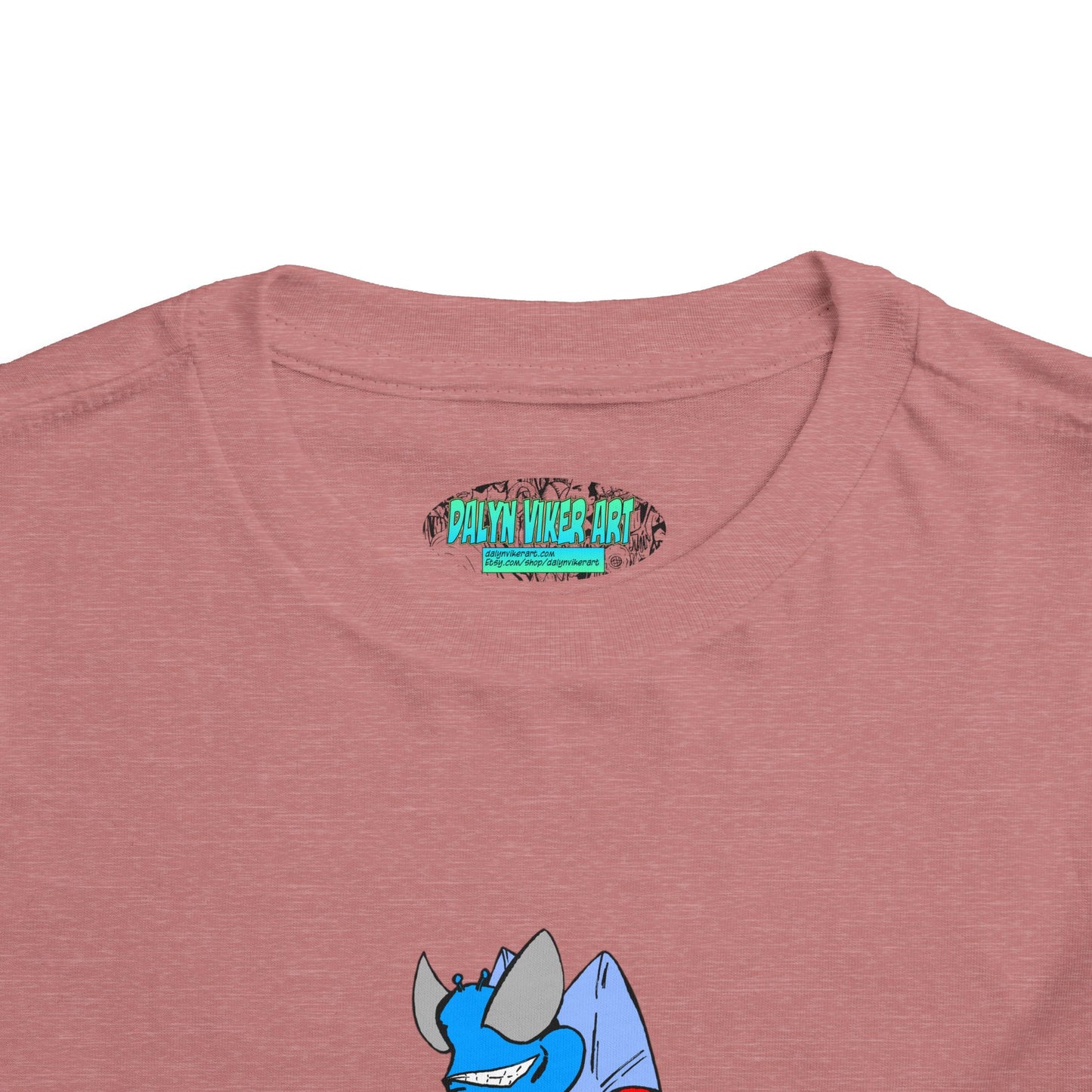 Astro-Fly Toddler Tee — Brave Blue Superhero Bug Graphic