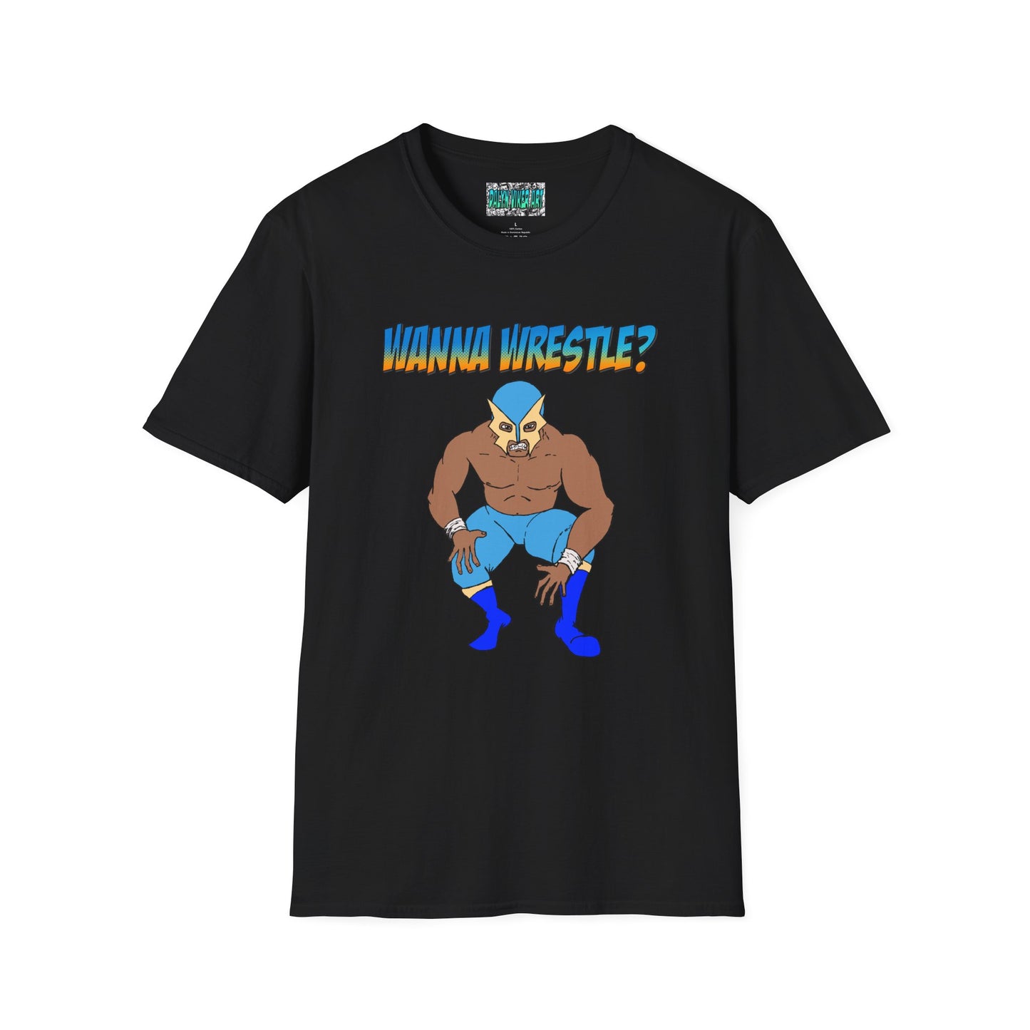 Wanna Wrestle? Unisex Softstyle T-Shirt