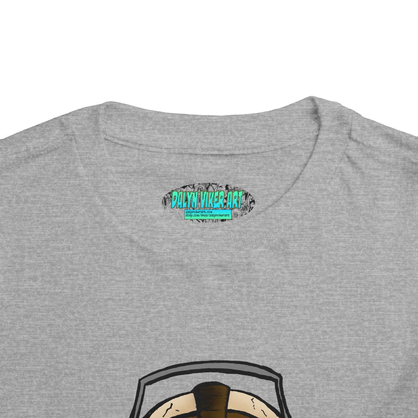 Toddler Tee — Playful Screaming Skull Graphic Kids' Shirt