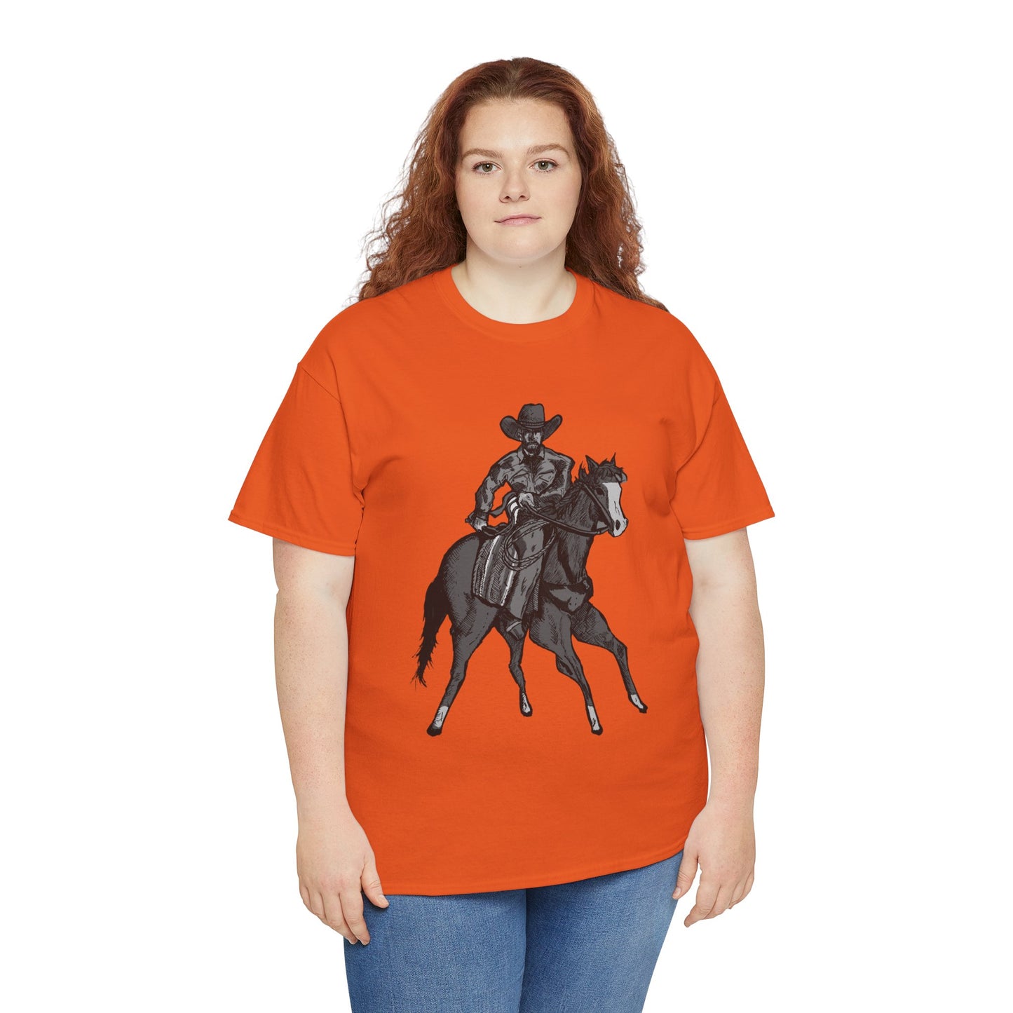 Cowboy on Horseback T‑Shirt — Vintage Western Rodeo Tee