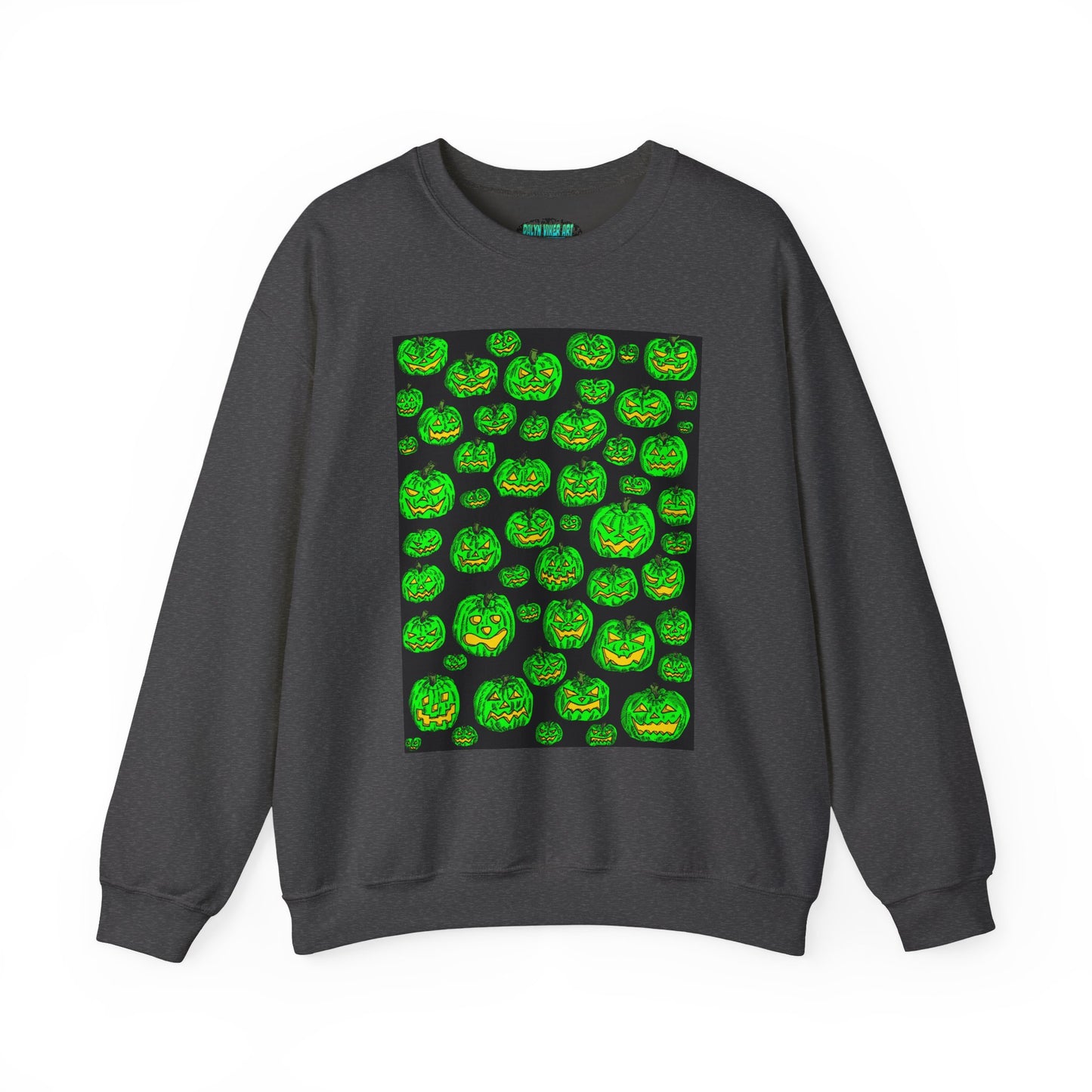 Halloween Pumpkin Crewneck Sweatshirt