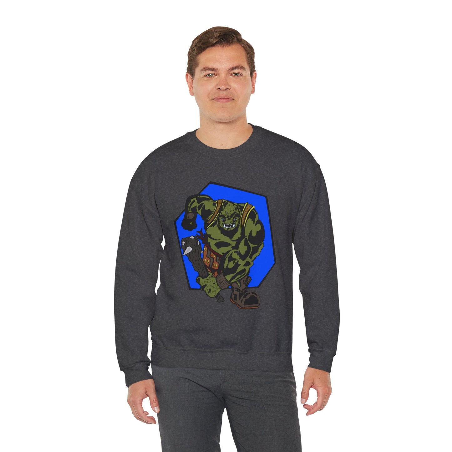 Rampaging Ogre Crewneck Sweatshirt for Marvel Fans