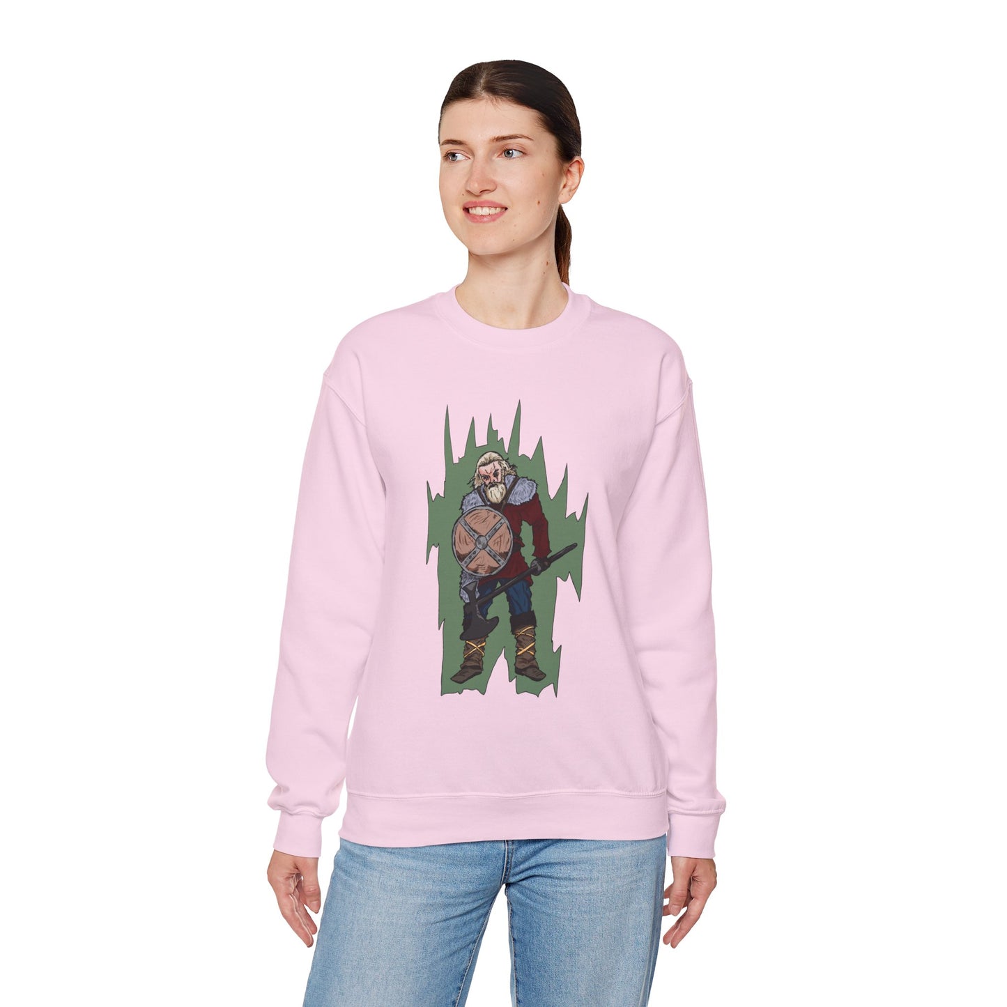 Viking Warrior Sweatshirt - Unisex Heavy Blend Crewneck