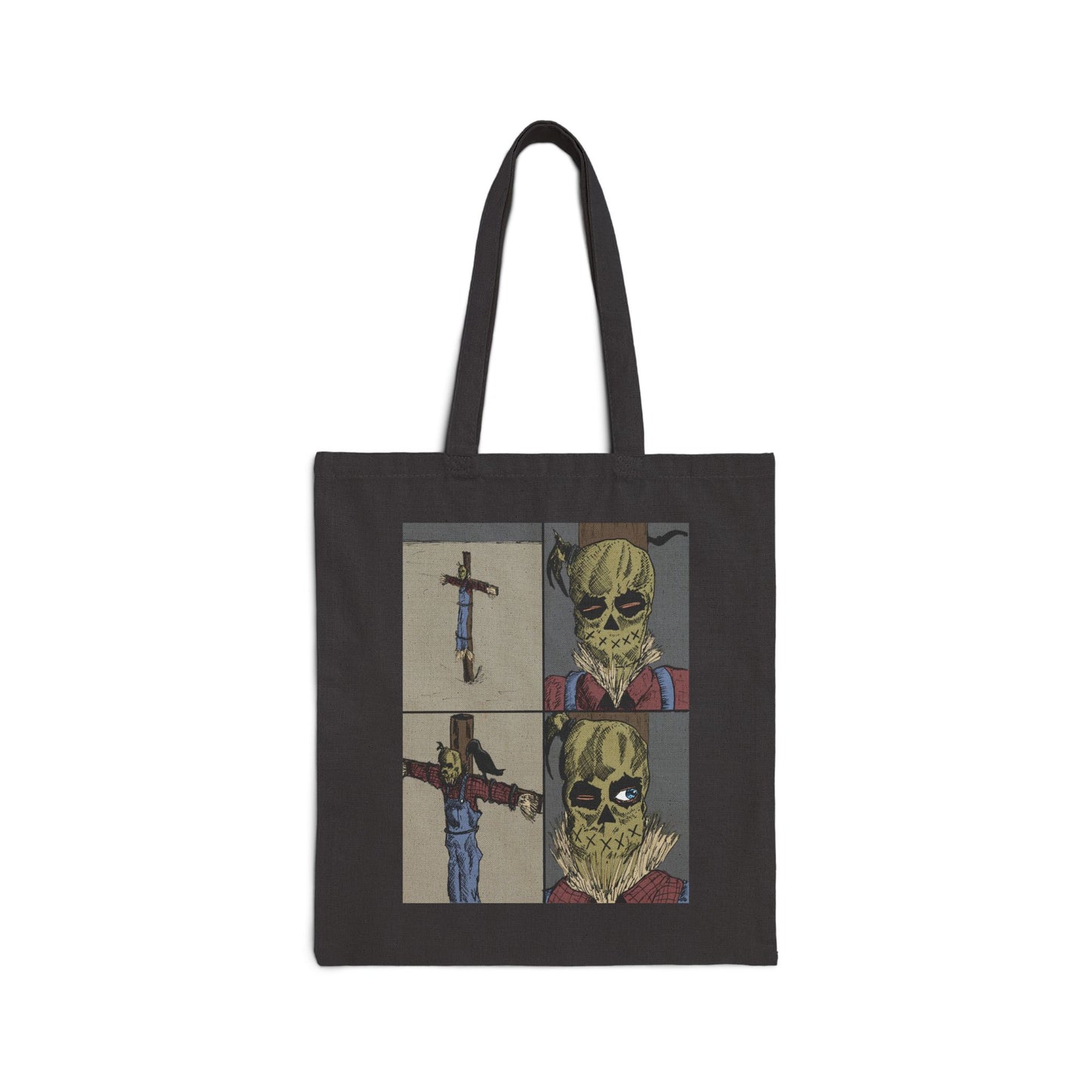 Scarecrow Awakening Cotton Canvas Tote Bag