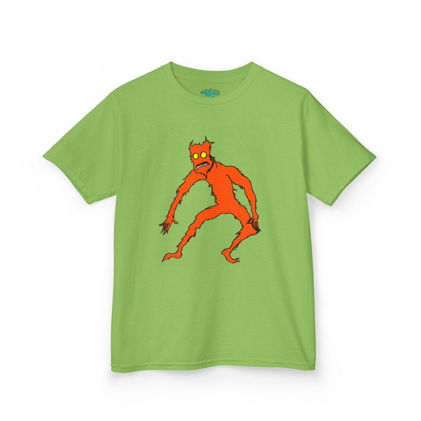 Kids Fire Monster Tee - Fun and Spooky Cotton T-Shirt for Kids