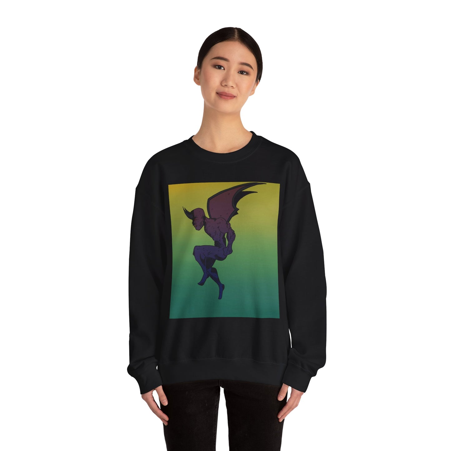 Gradient Demon Unisex Heavy Blend™ Crewneck Sweatshirt