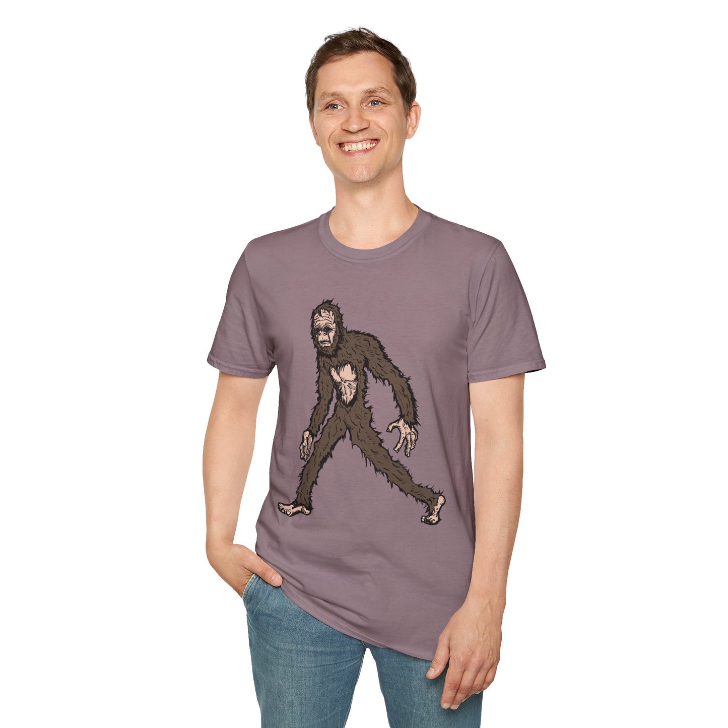 Bigfoot Stroll Unisex Softstyle T-Shirt