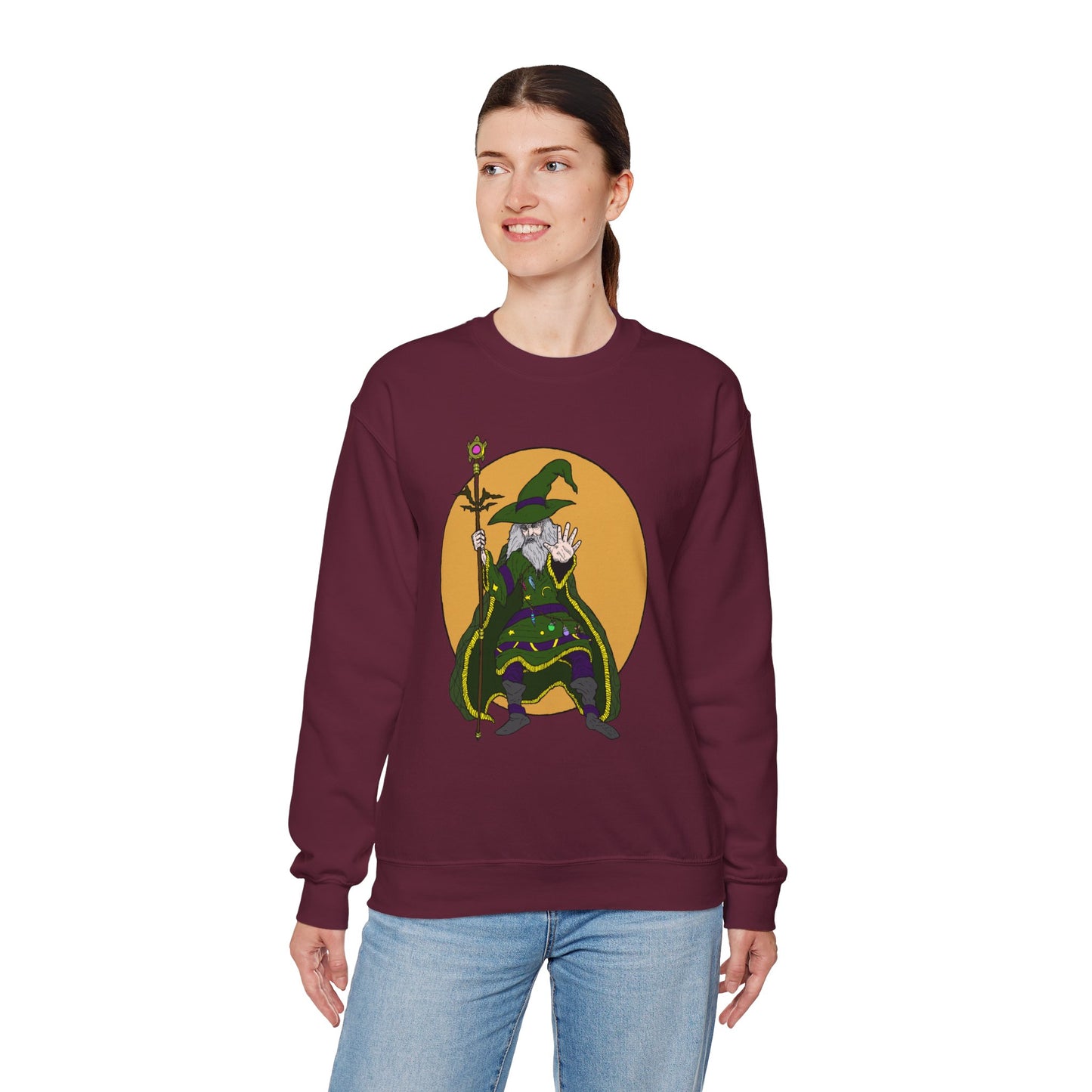 Wizard-Themed Unisex Crewneck Sweatshirt