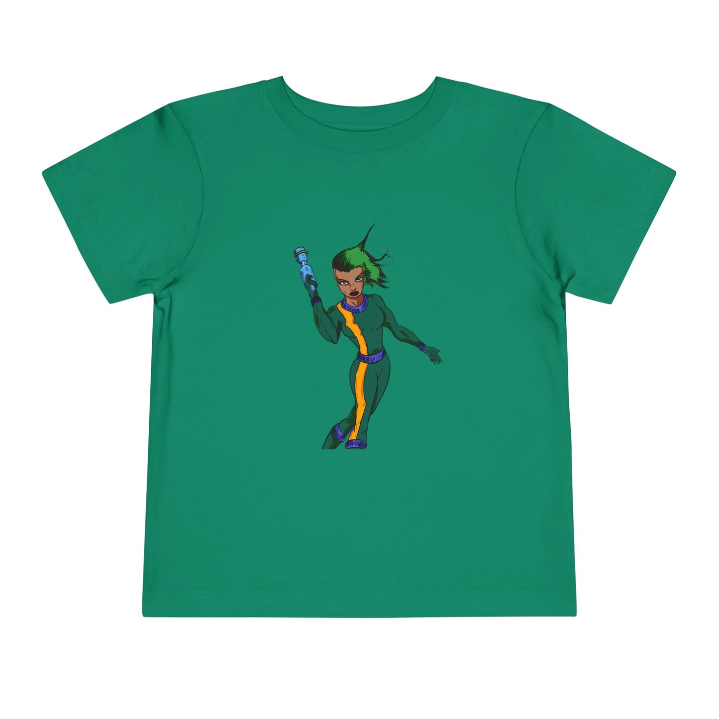 Toddler Tee — Colorful Space Hero Graphic