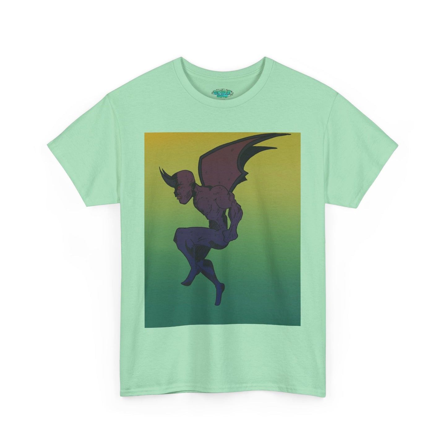 Unisex Heavy Cotton Tee - Artistic Devil Graphic Tee