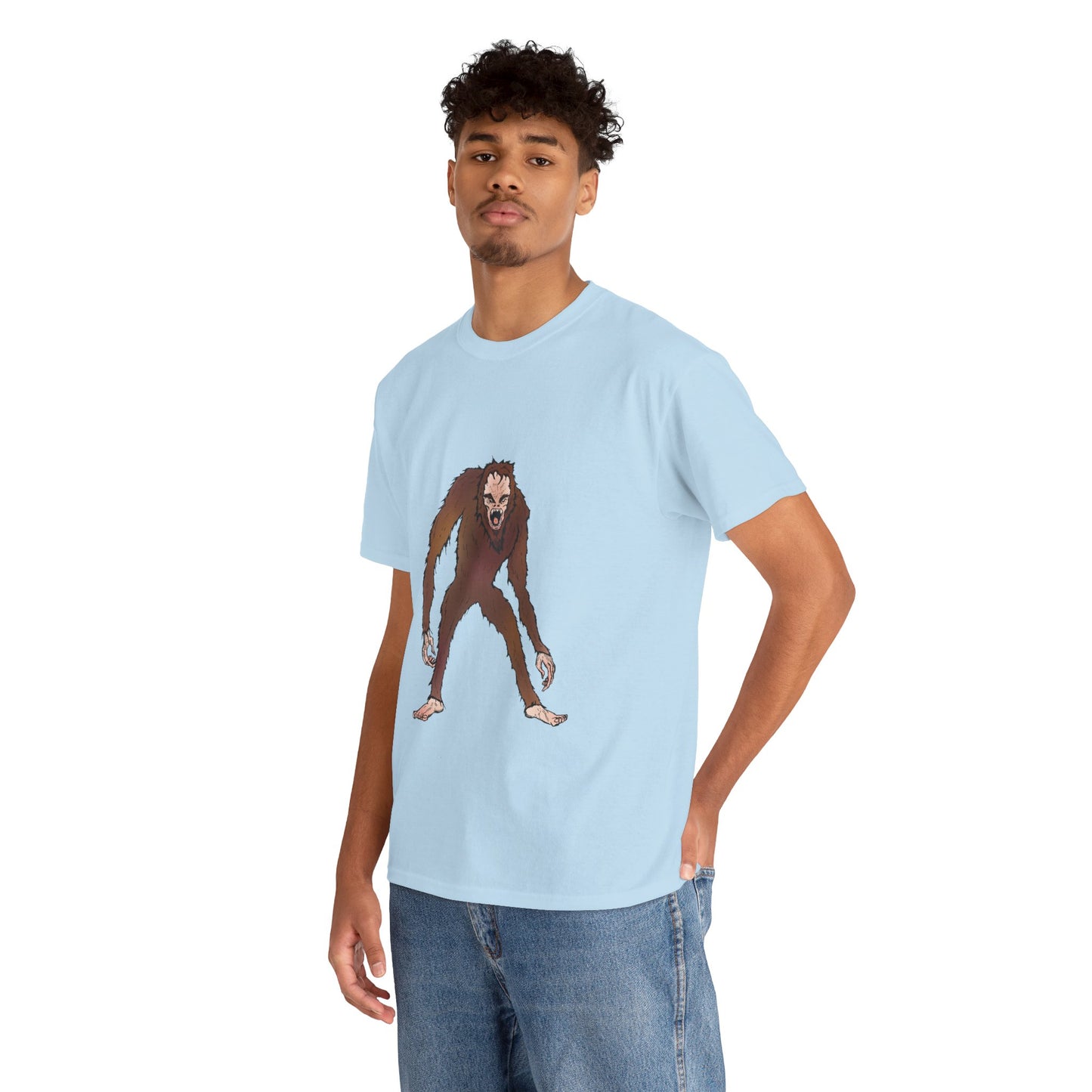 Bigfoot Sketch T‑Shirt — Retro Sasquatch Graphic Tee