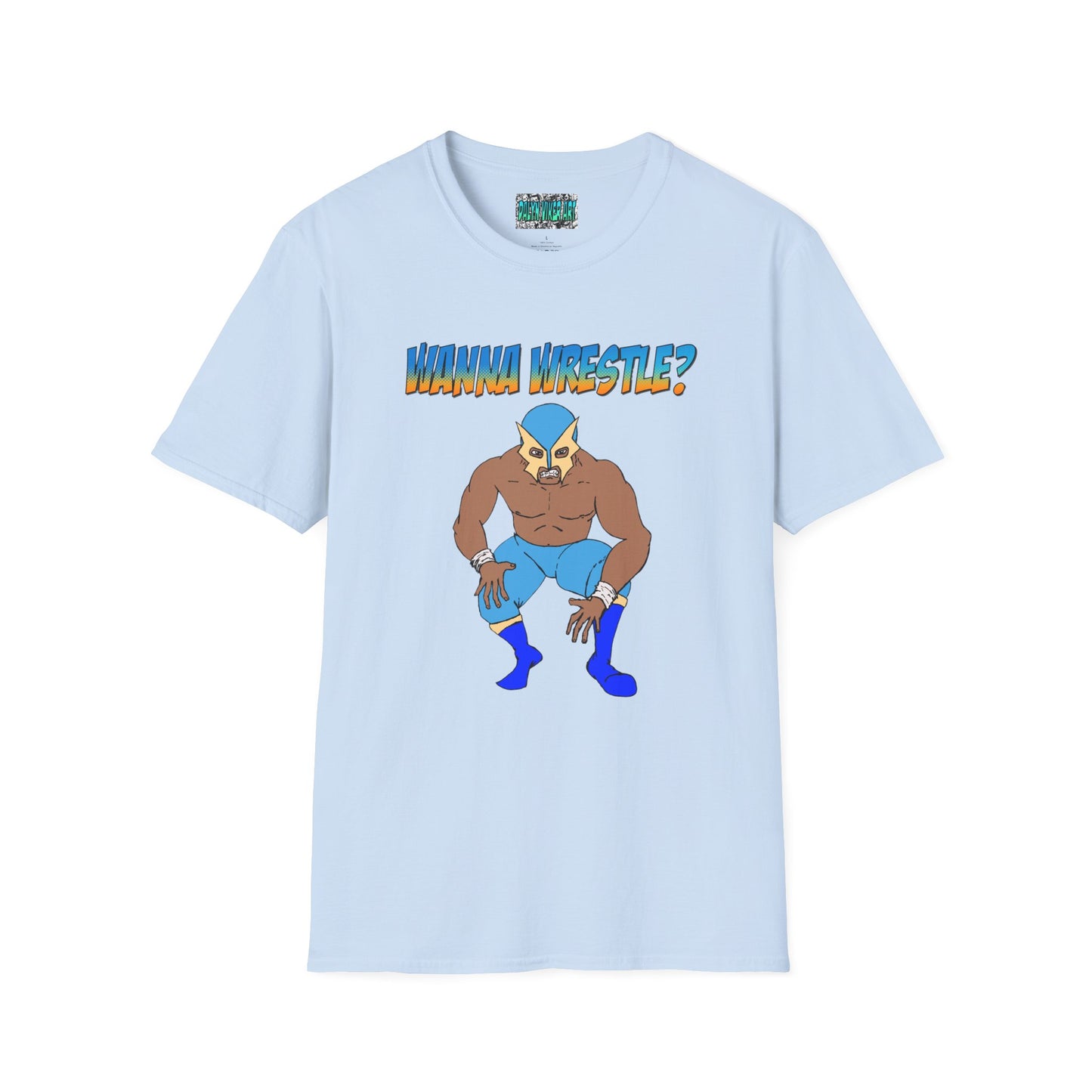 Wanna Wrestle? Unisex Softstyle T-Shirt