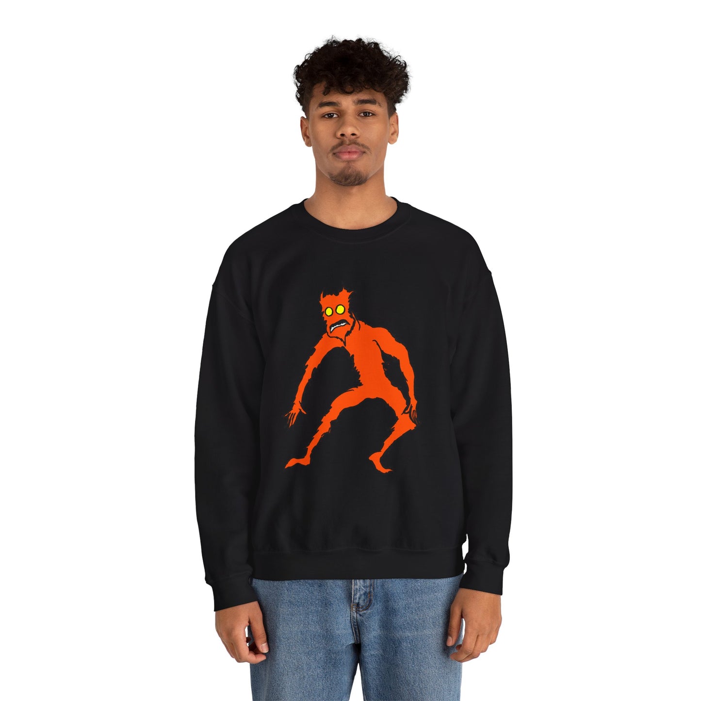 Spooky Monster Crewneck Sweatshirt
