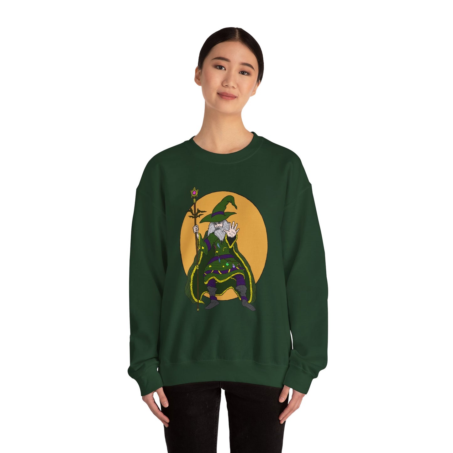 Wizard-Themed Unisex Crewneck Sweatshirt