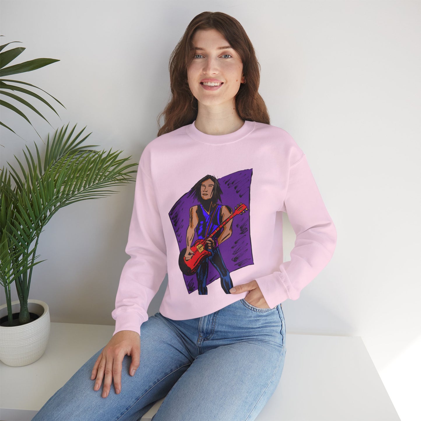 Rock Star Vintage Crewneck Sweatshirt