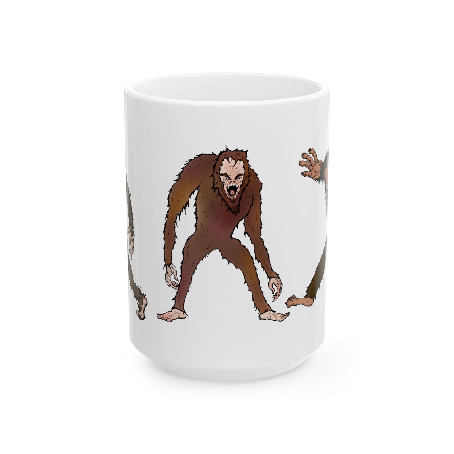 Bigfoot Sasquatch Mug — Funny Creature Coffee Cup (11oz & 15oz)