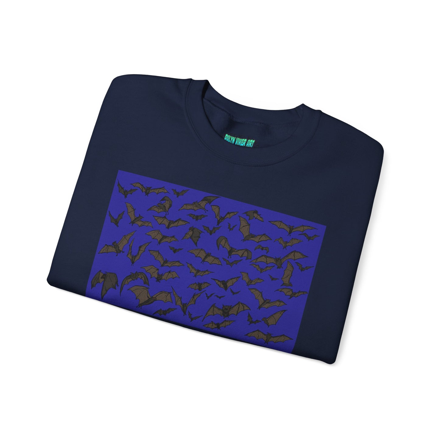 Stylish Bats Unisex Crewneck Sweatshirt with Abstract Design